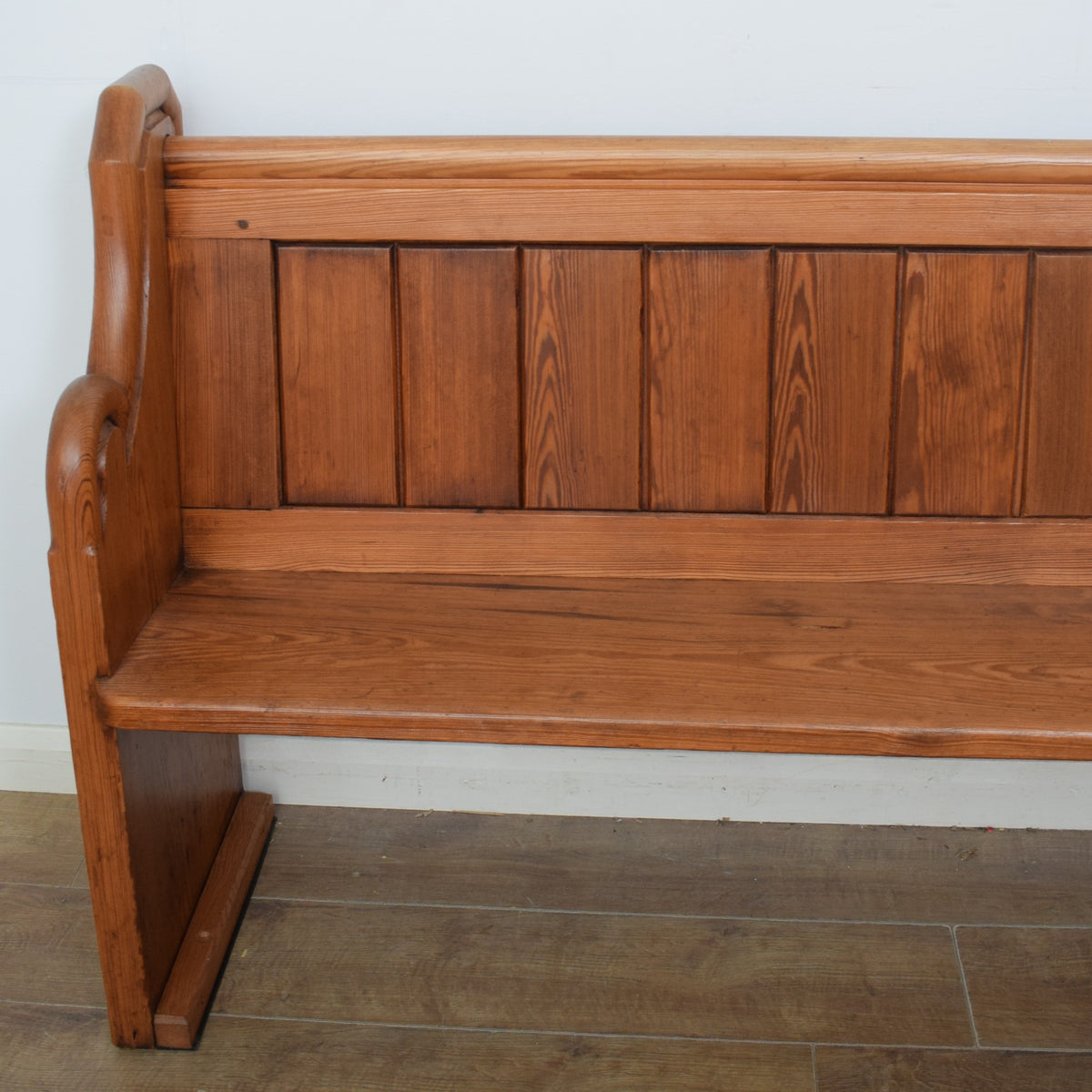 Restored Church Pew