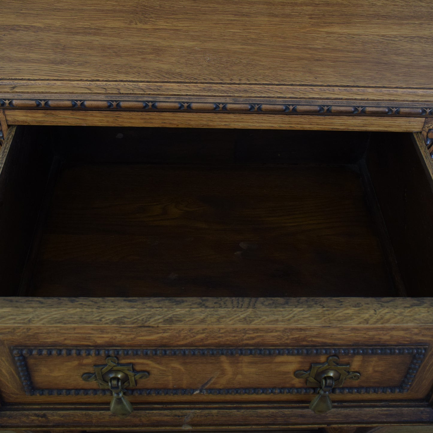 Carved Oak Sideboard