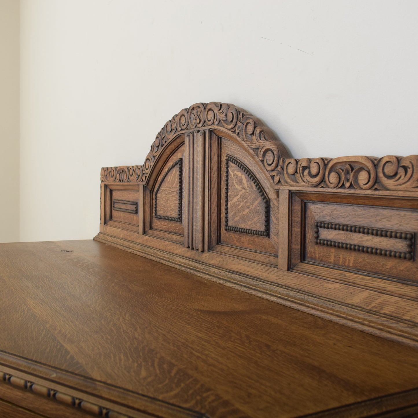 Carved Oak Sideboard