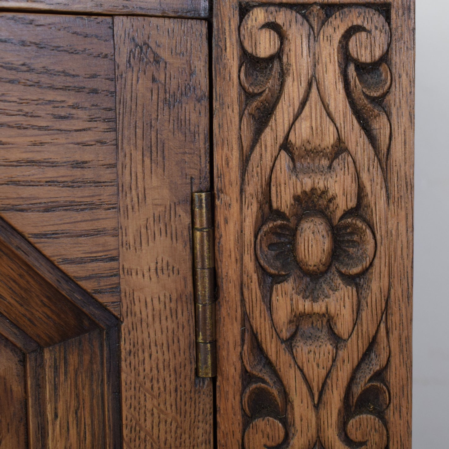 Carved Oak Sideboard