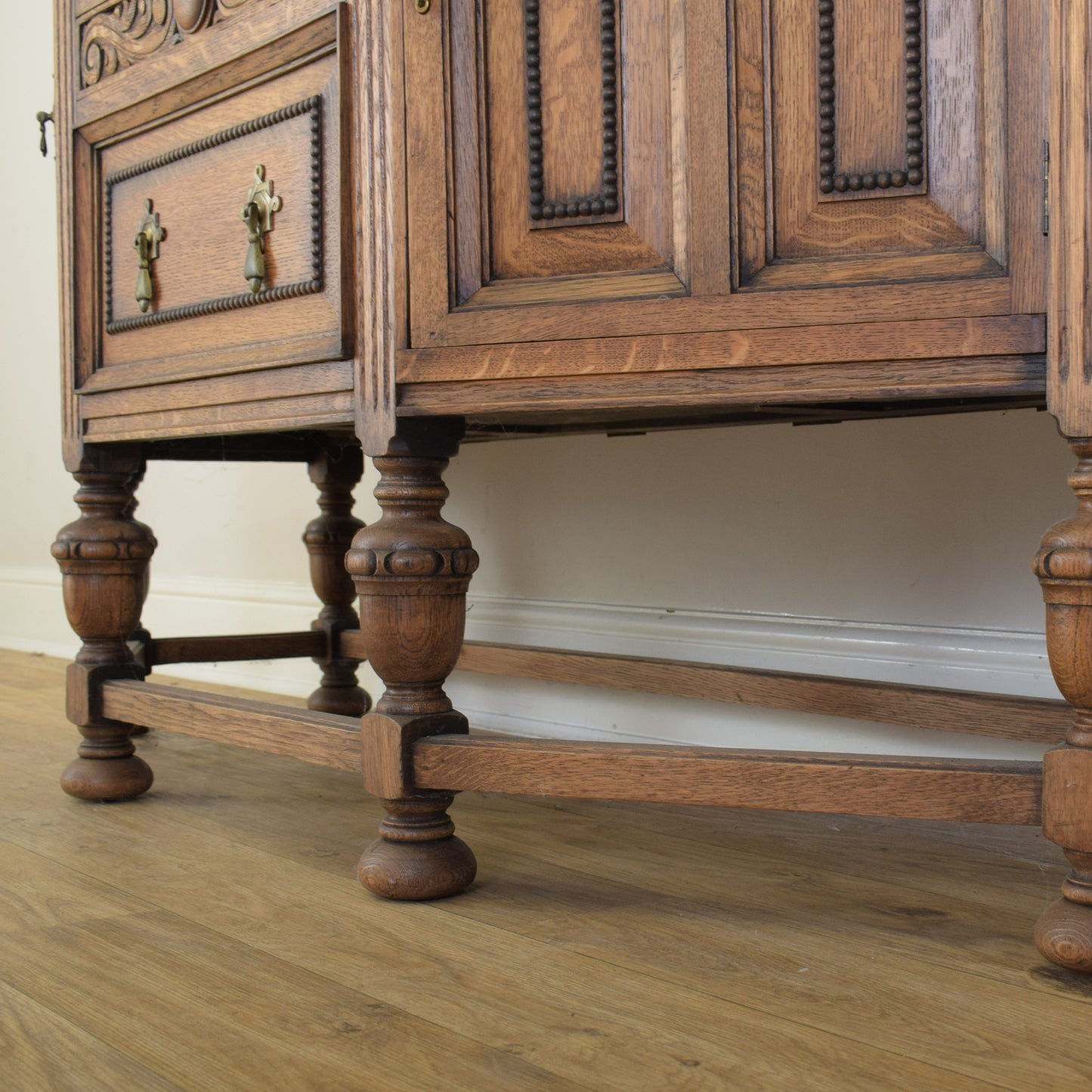 Carved Oak Sideboard