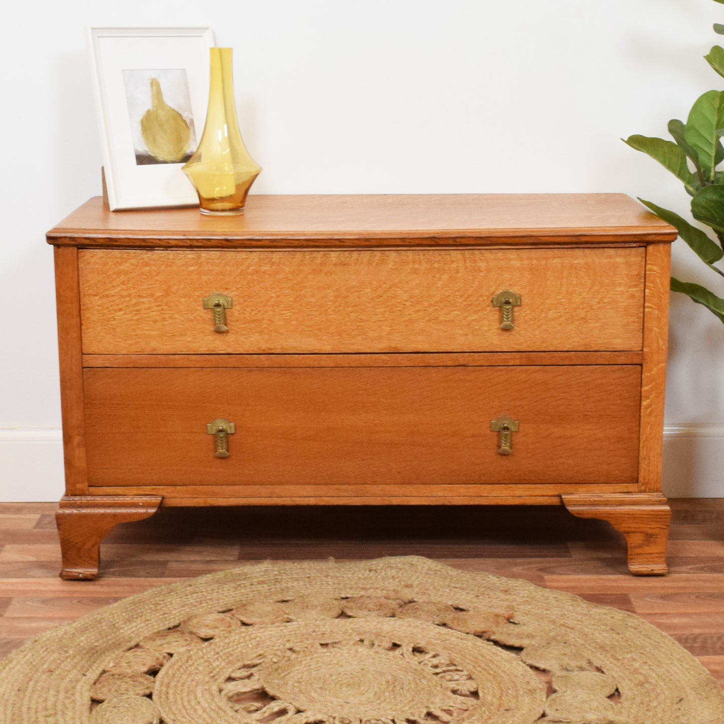 Restored Low Chest of Drawers