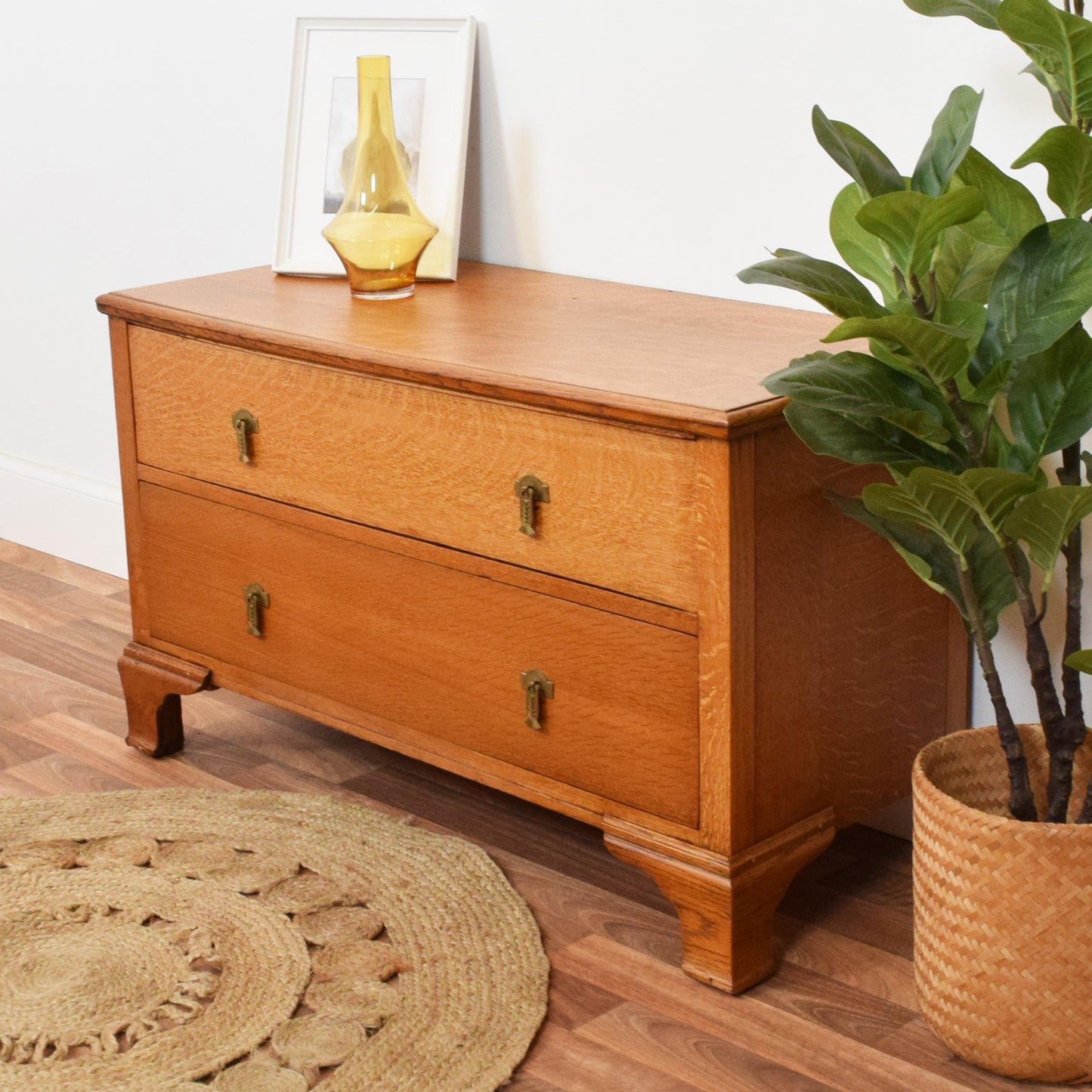 Restored Low Chest of Drawers