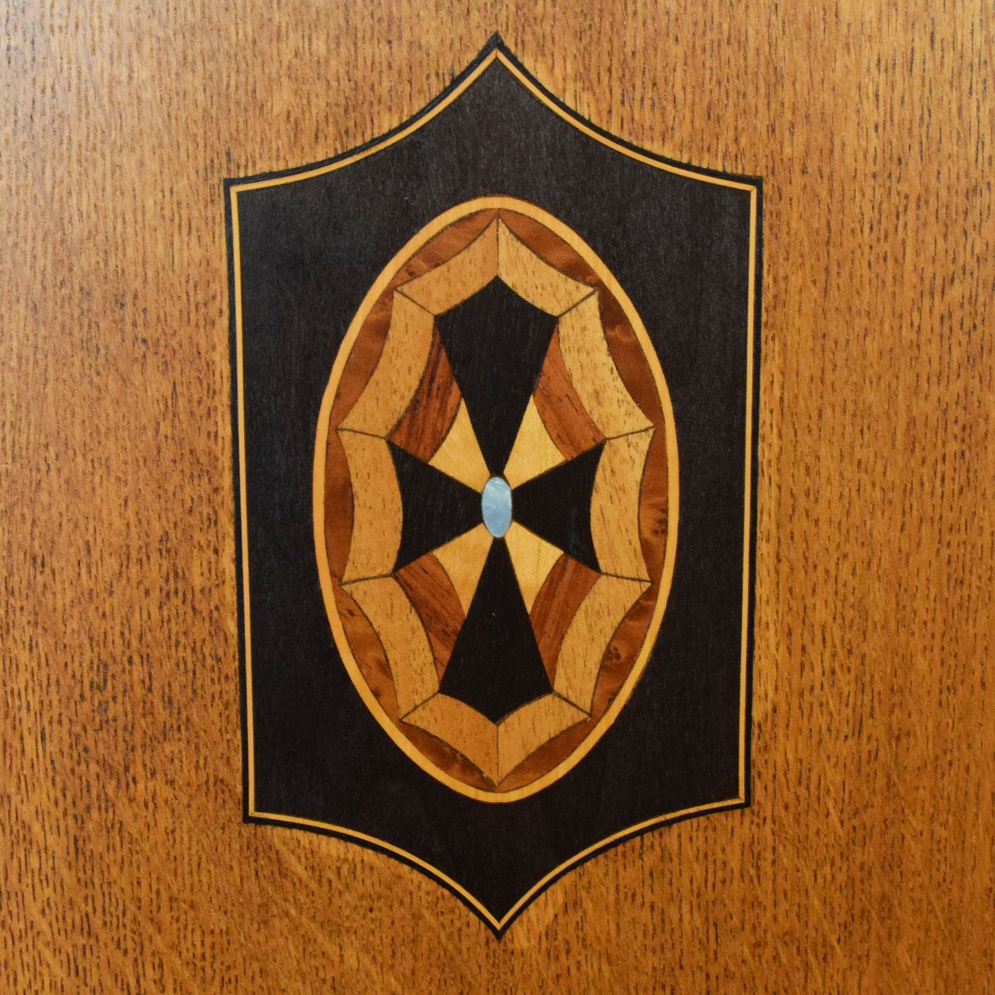Inlaid Oak Hallrobe