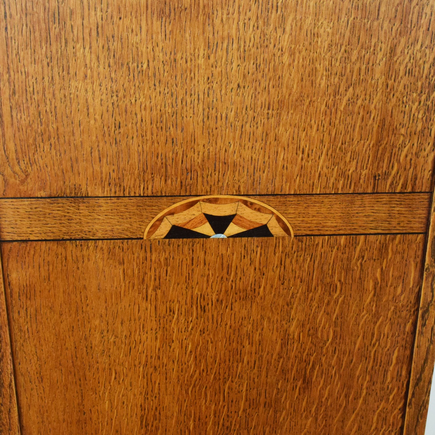 Inlaid Oak Hallrobe