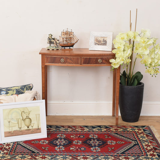 Mahogany Console Table