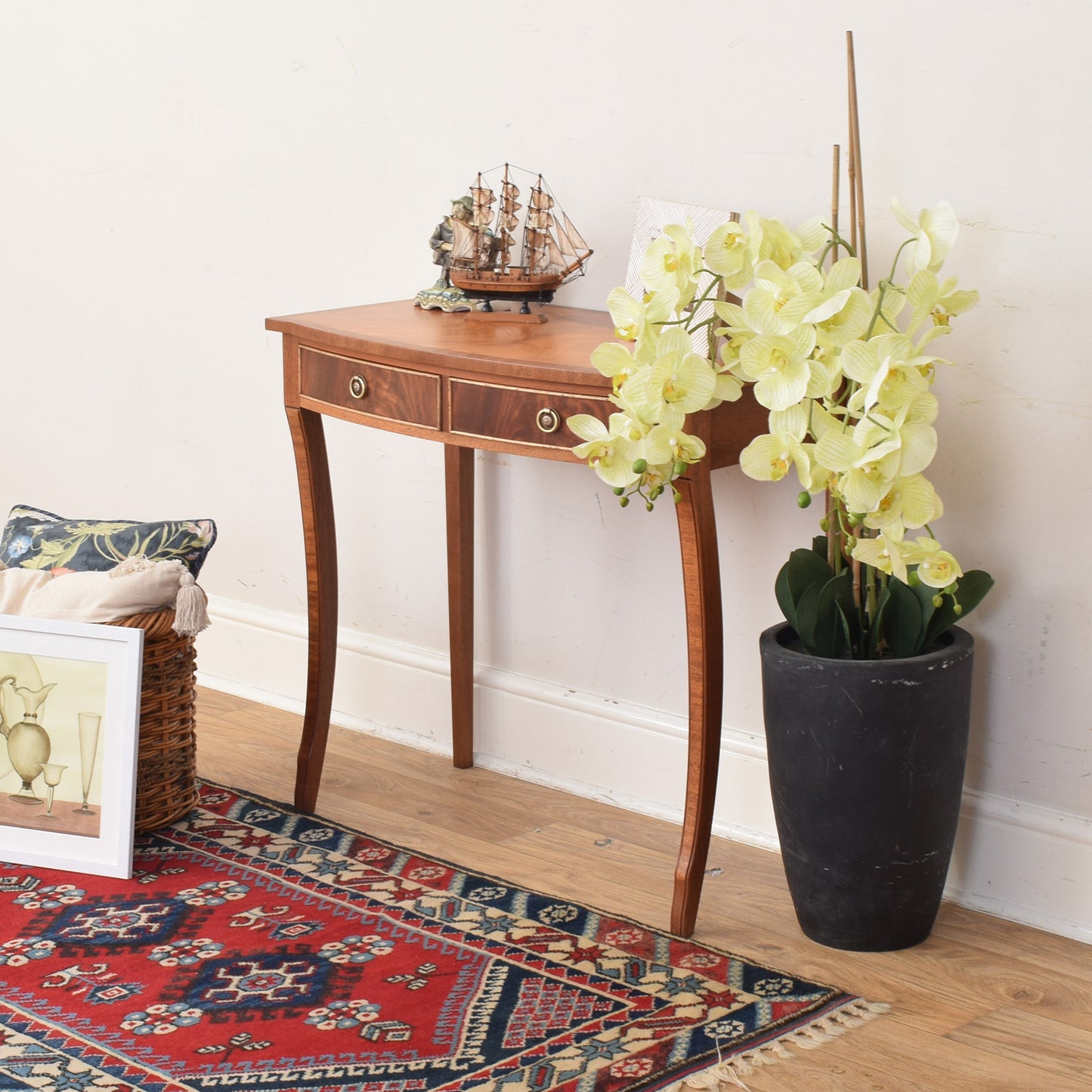 Mahogany Console Table
