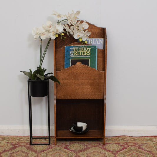 Oak Magazine Rack