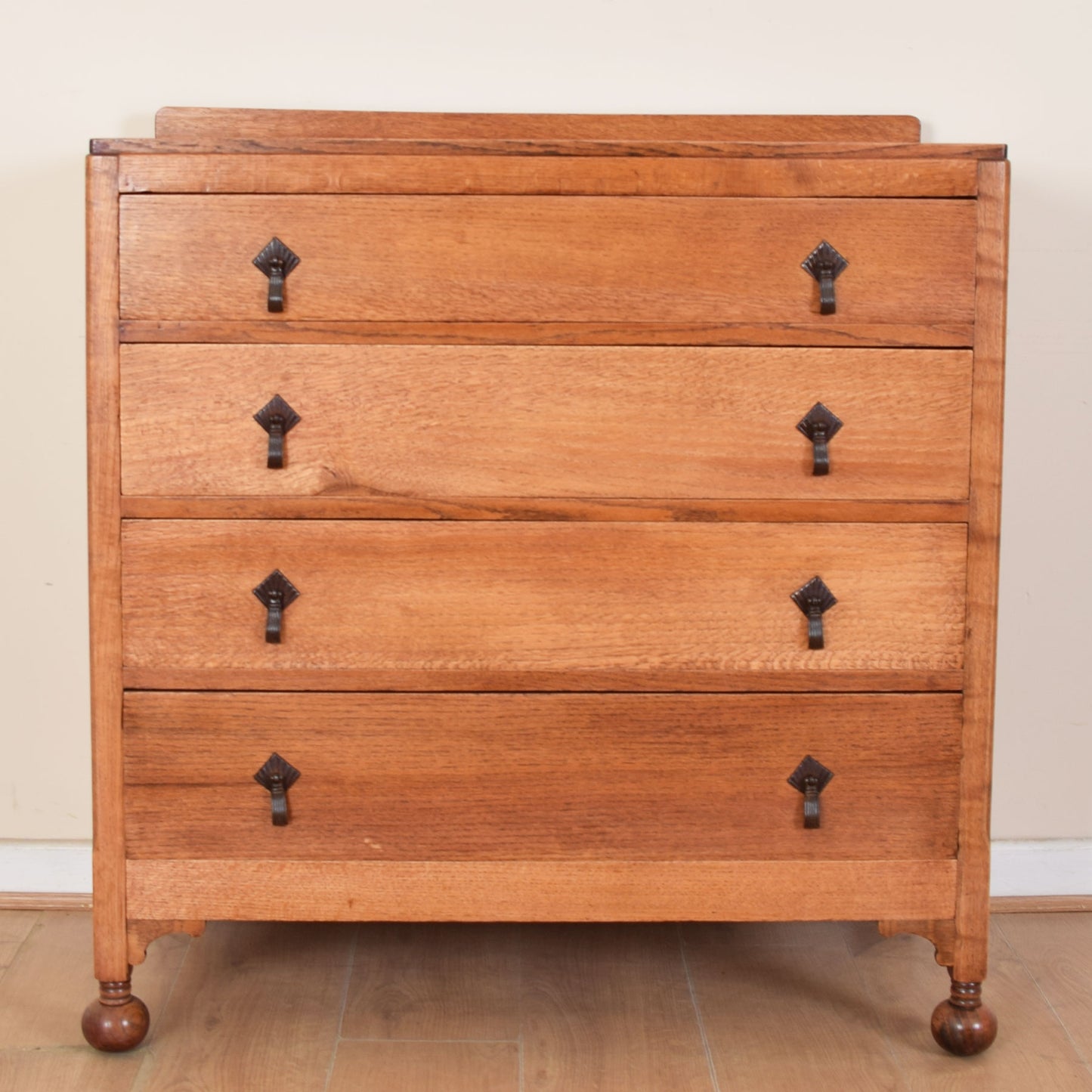 Oak Chest Of Drawers.
