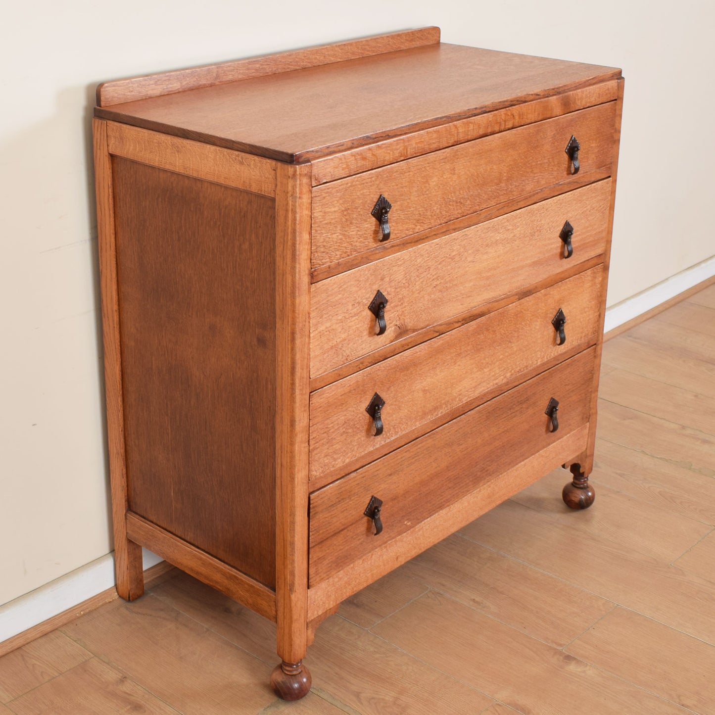 Oak Chest Of Drawers.