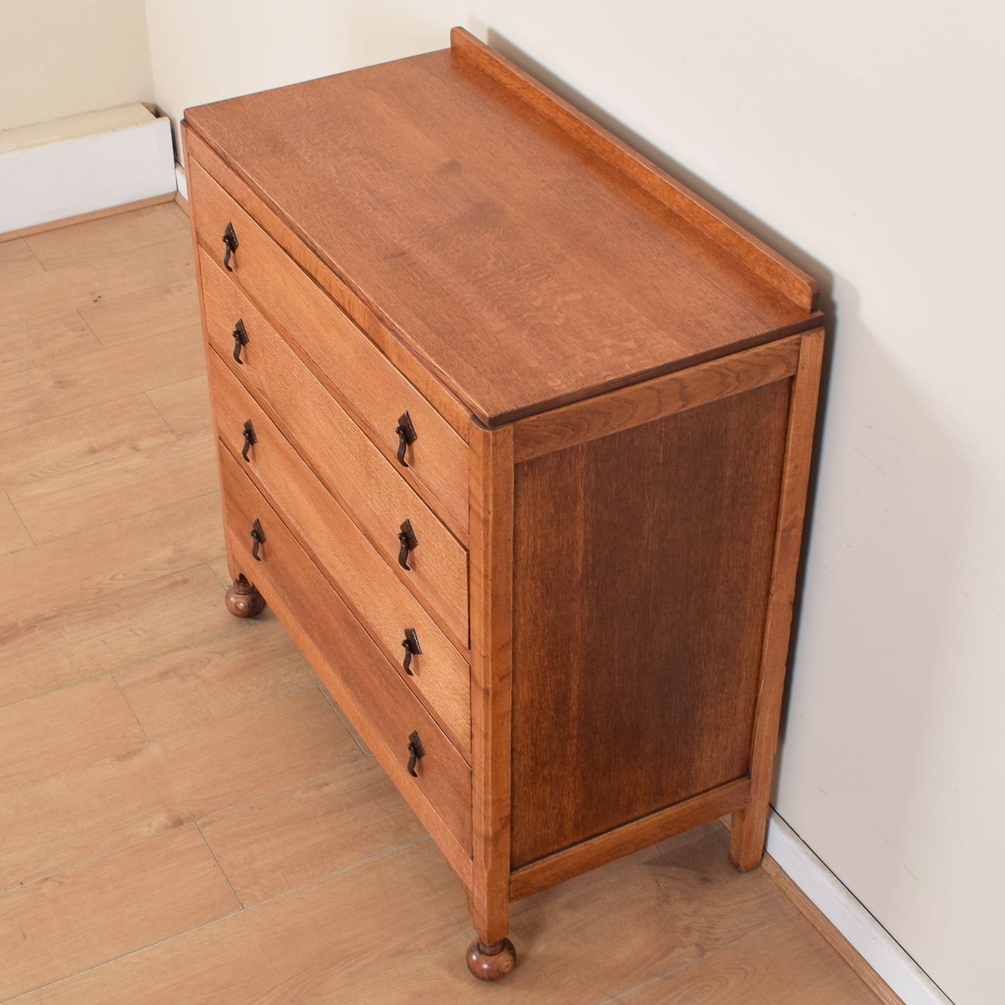 Oak Chest Of Drawers.
