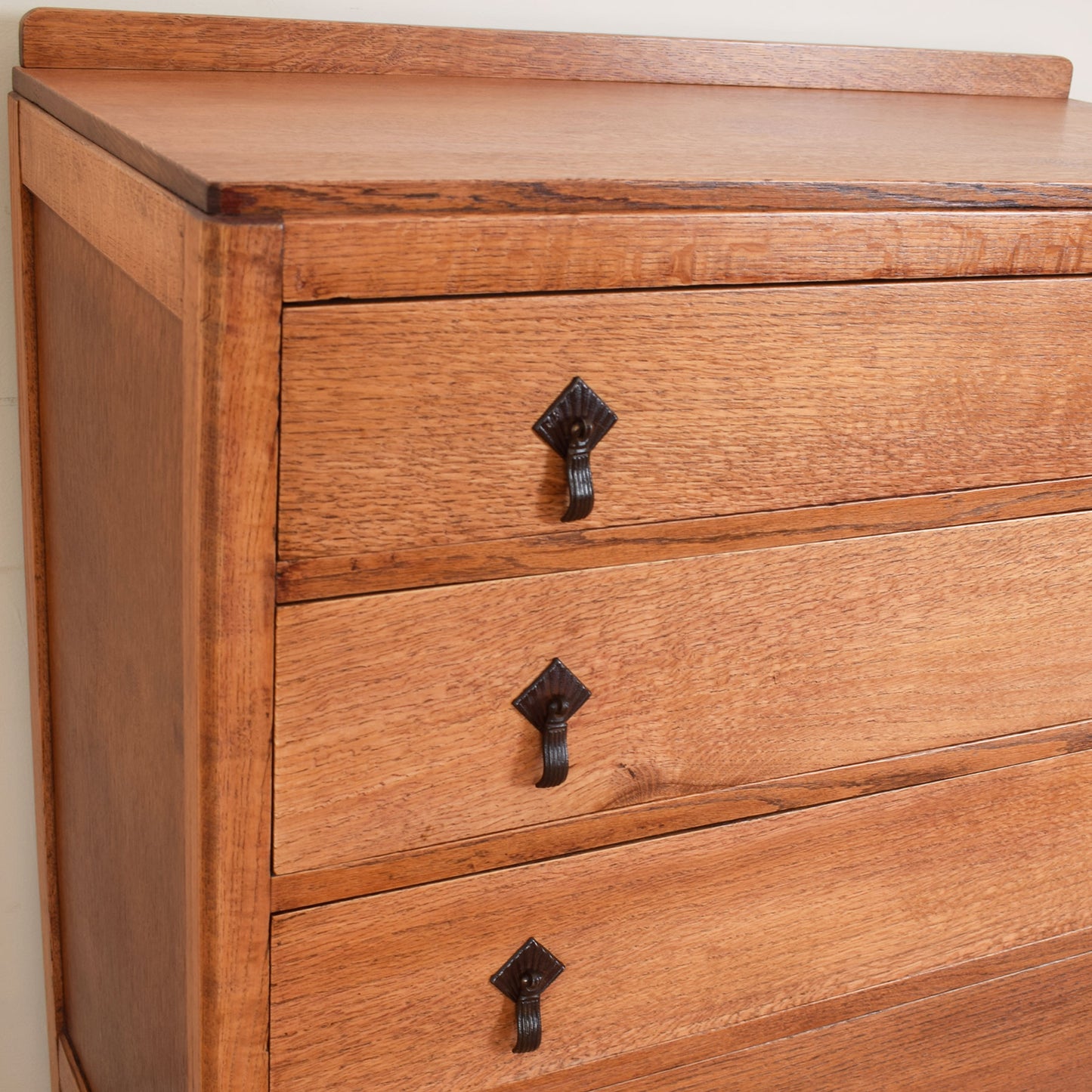 Oak Chest Of Drawers.