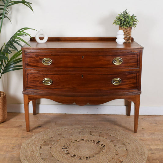 Flamed Mahogany Chest of Drawers