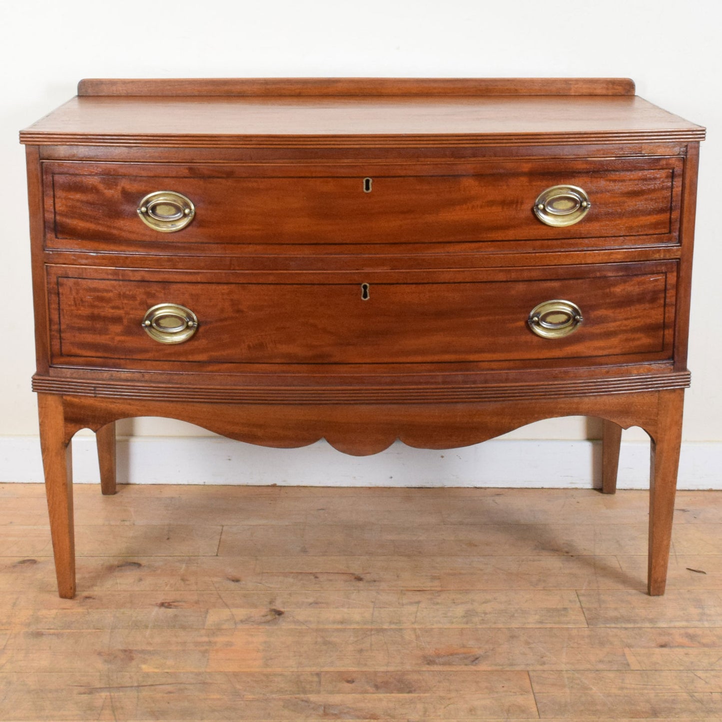 Flamed Mahogany Chest of Drawers