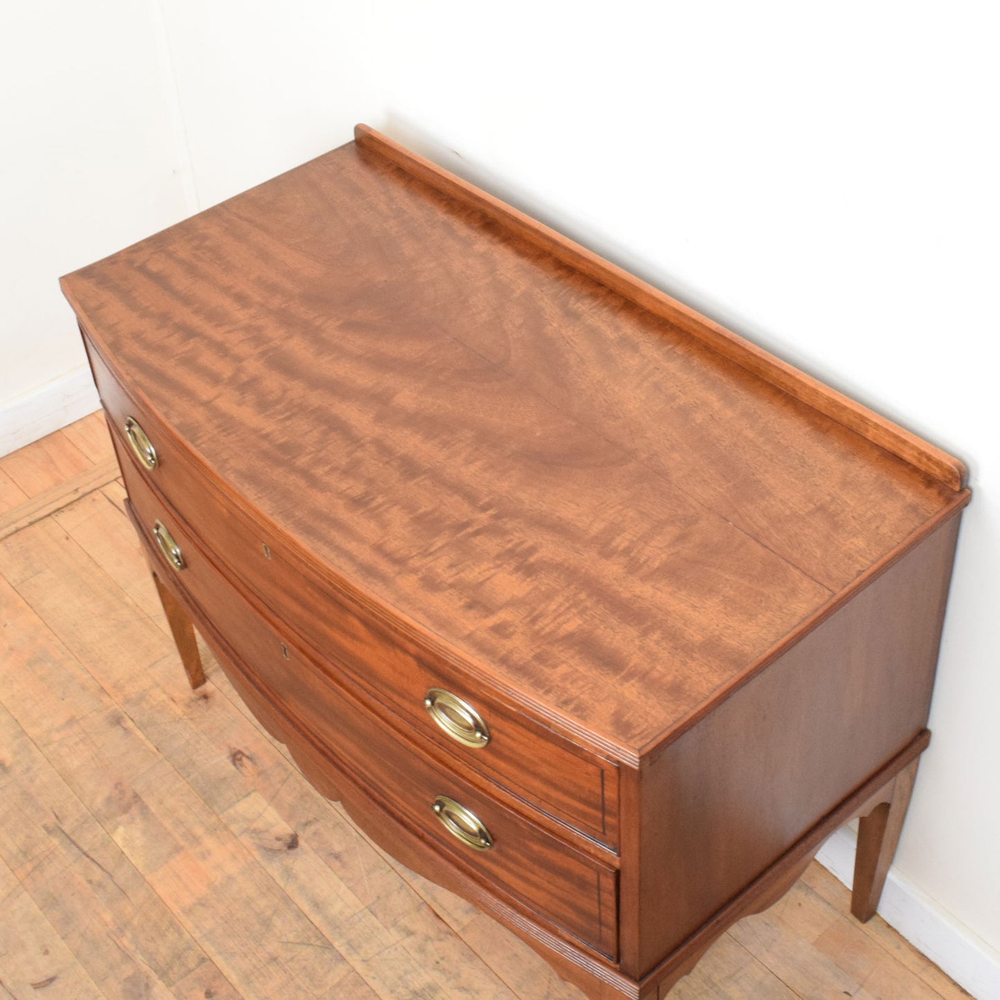 Flamed Mahogany Chest of Drawers