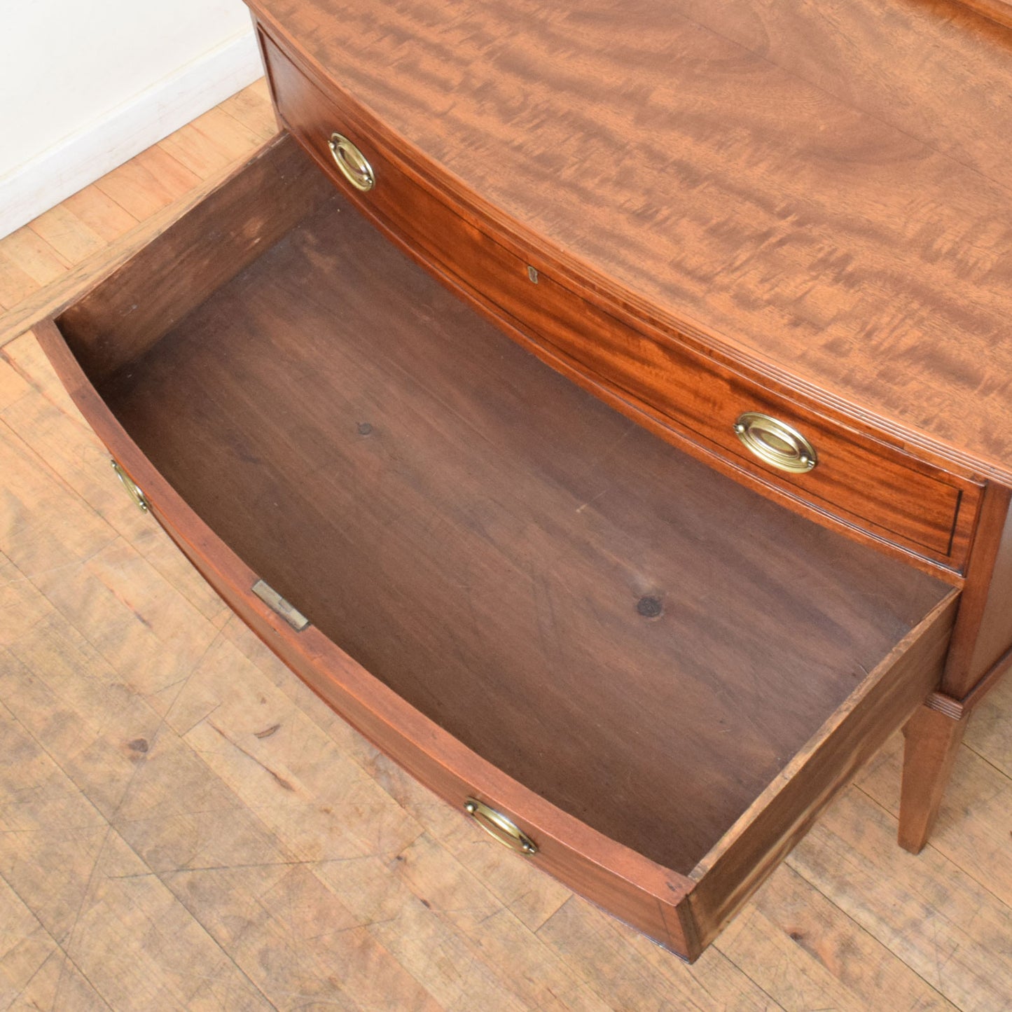 Flamed Mahogany Chest of Drawers