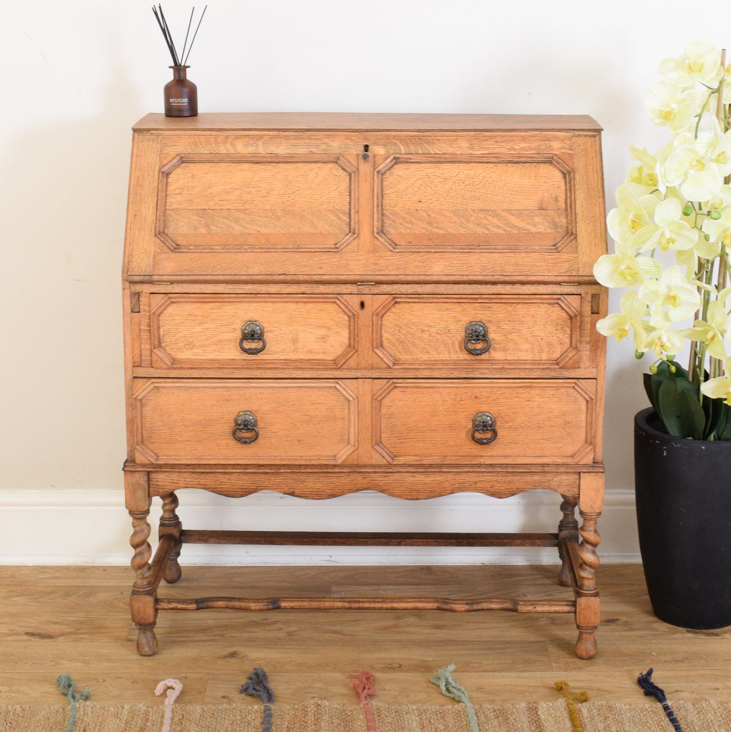 Restored Oak Bureau