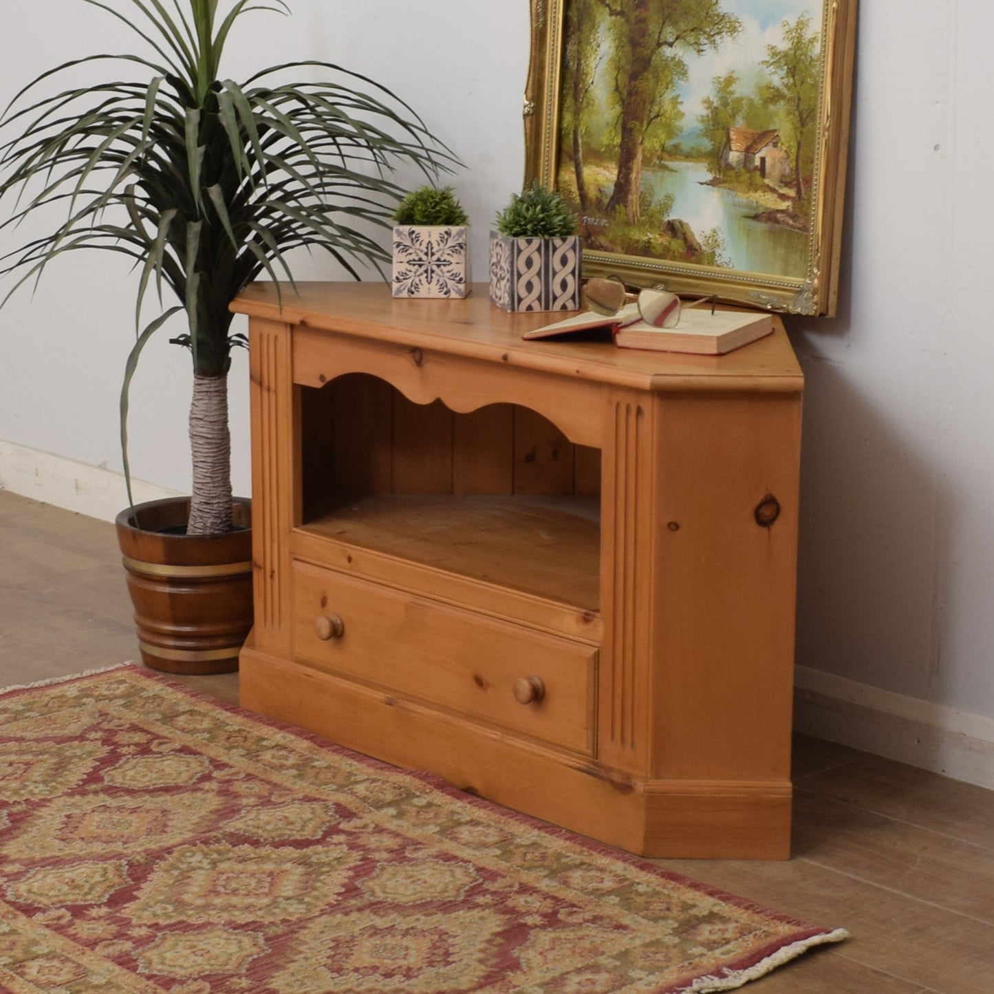 Pine TV Cabinet