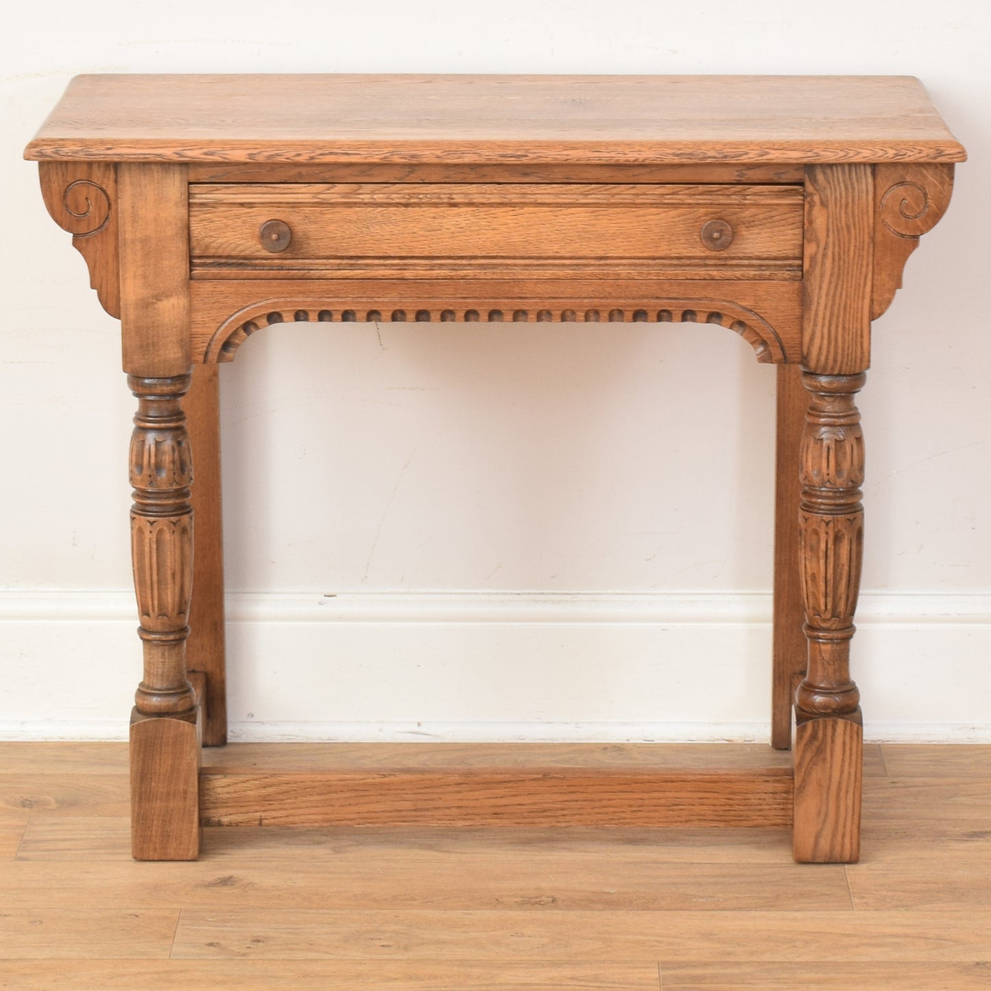 Oak Console Table