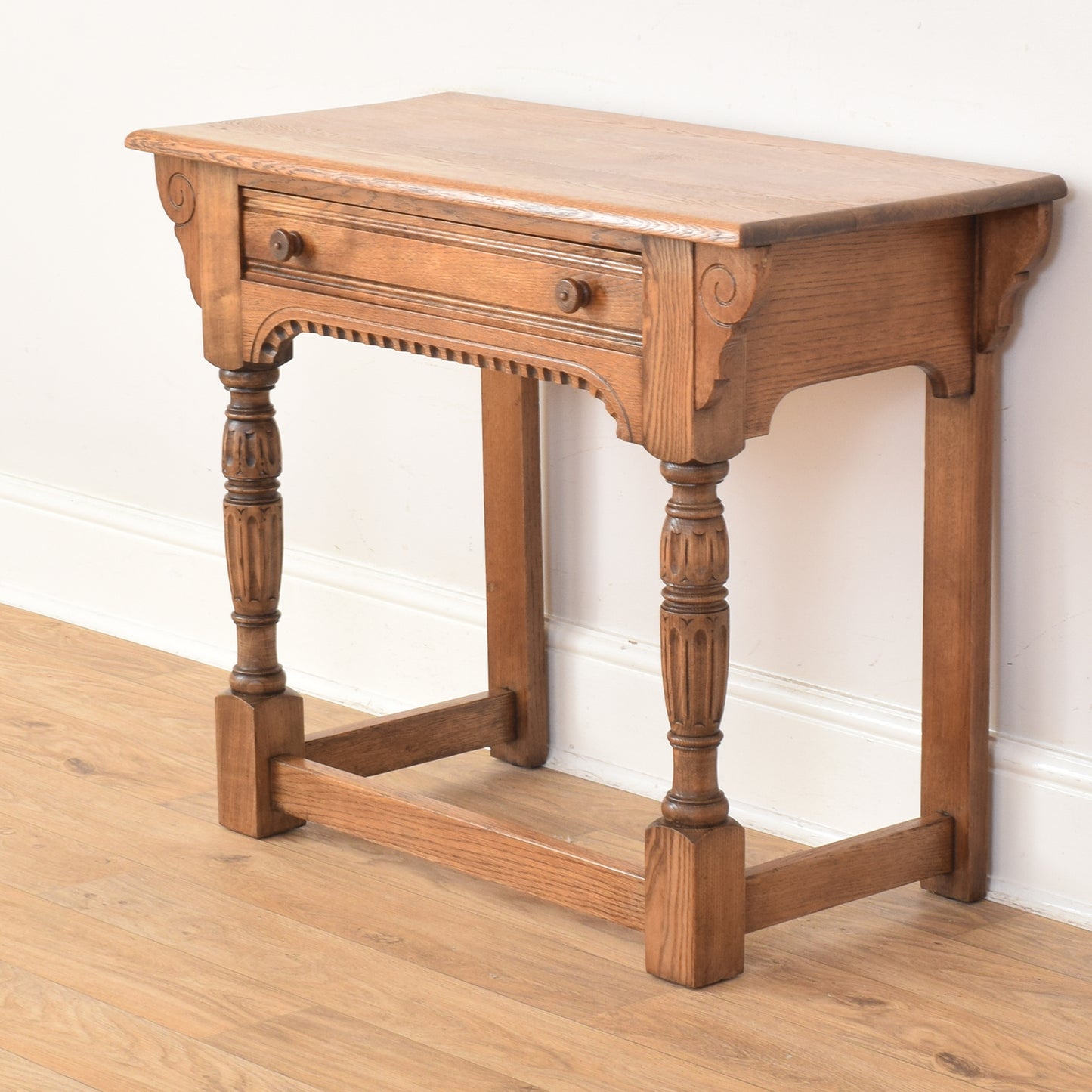 Oak Console Table