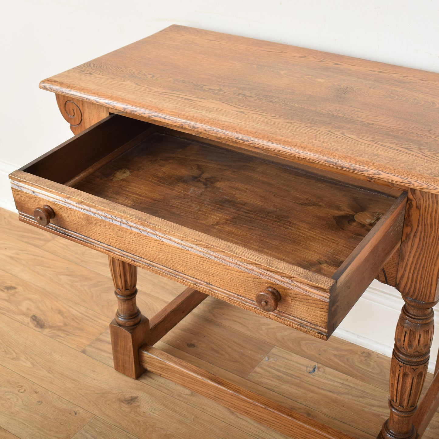 Oak Console Table