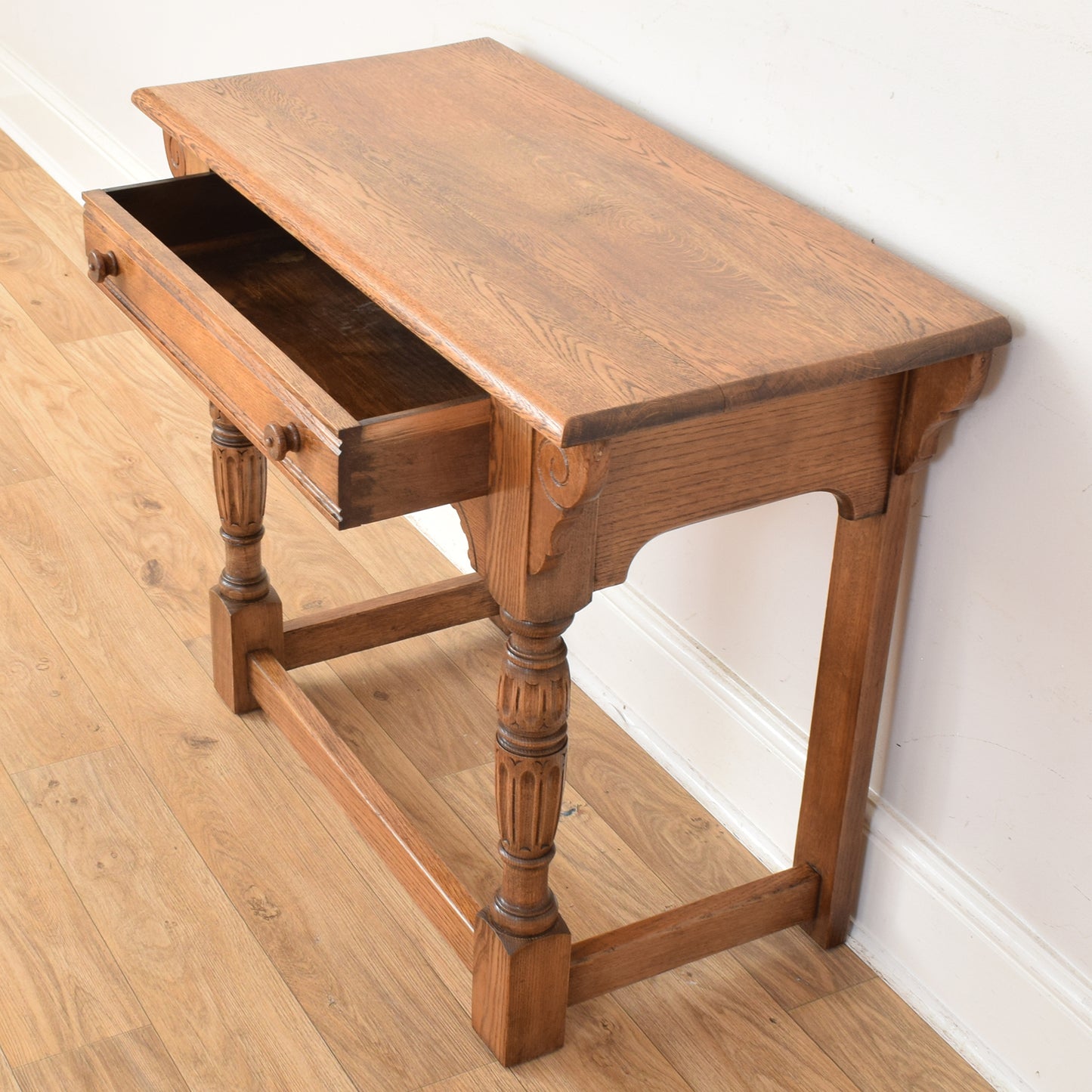 Oak Console Table