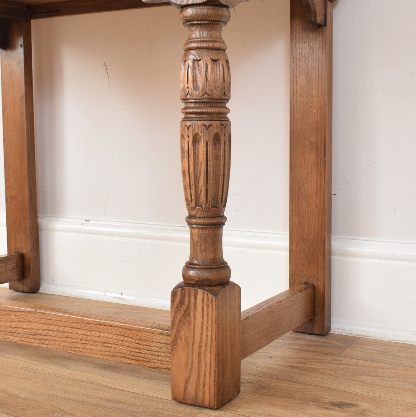 Oak Console Table