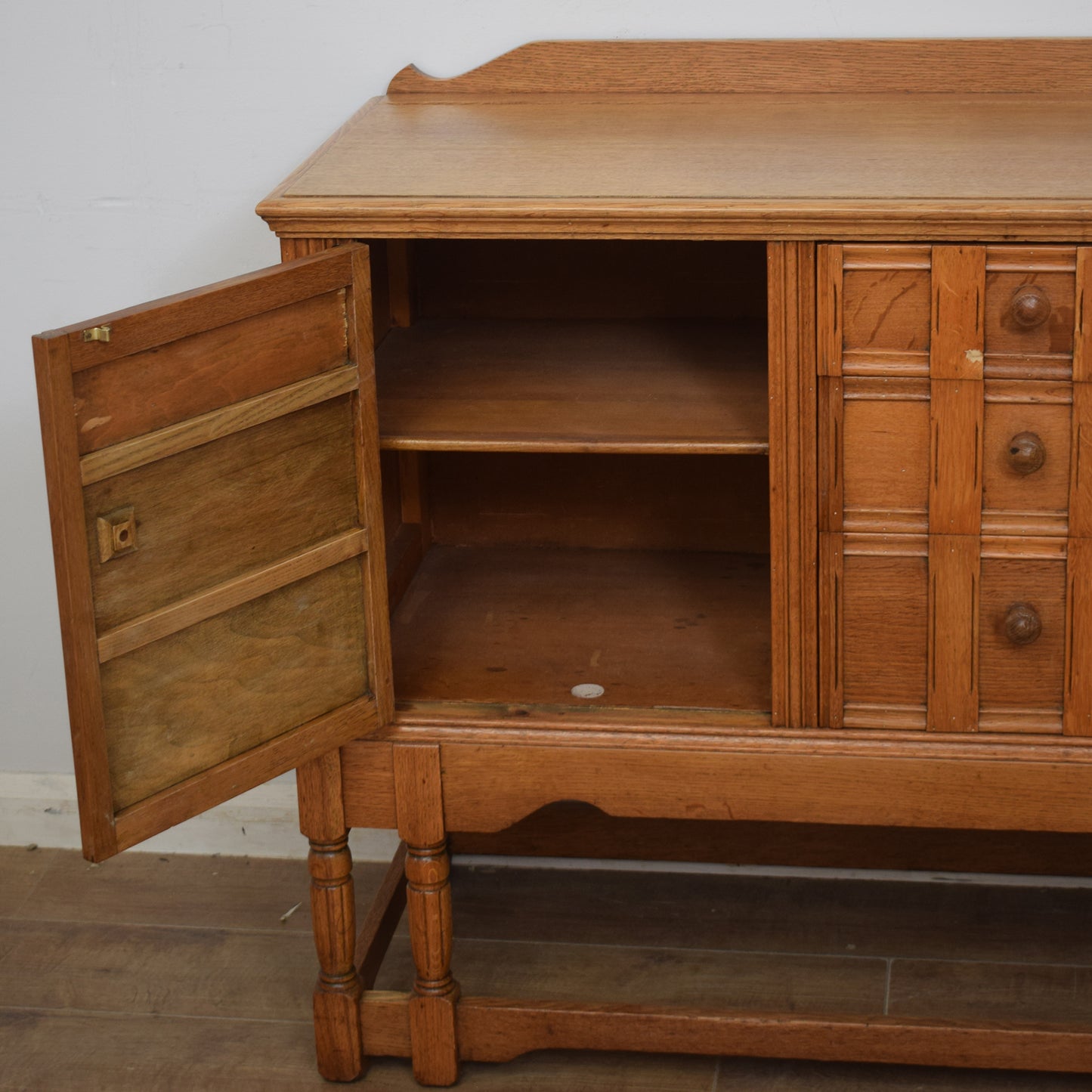 Restored Oak Sideboard