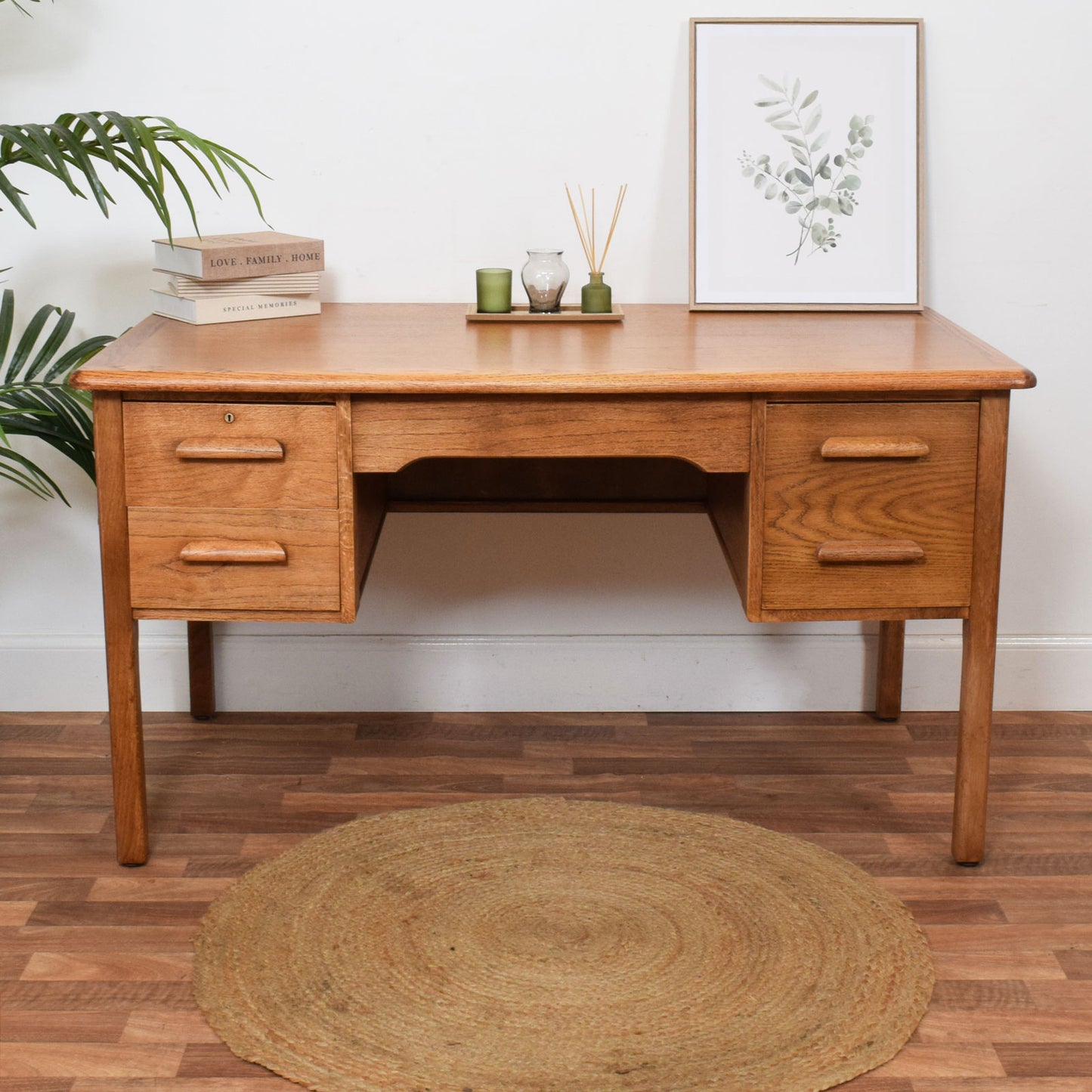 Restored Oak Desk