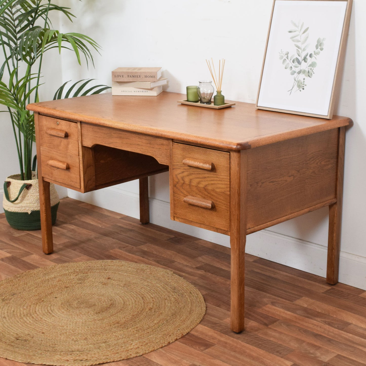 Restored Oak Desk
