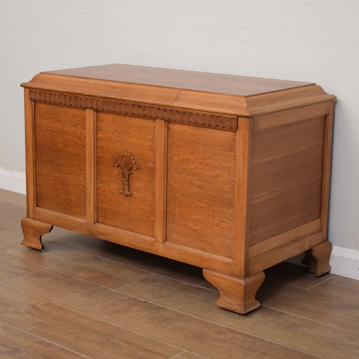 Restored Oak Blanket Box