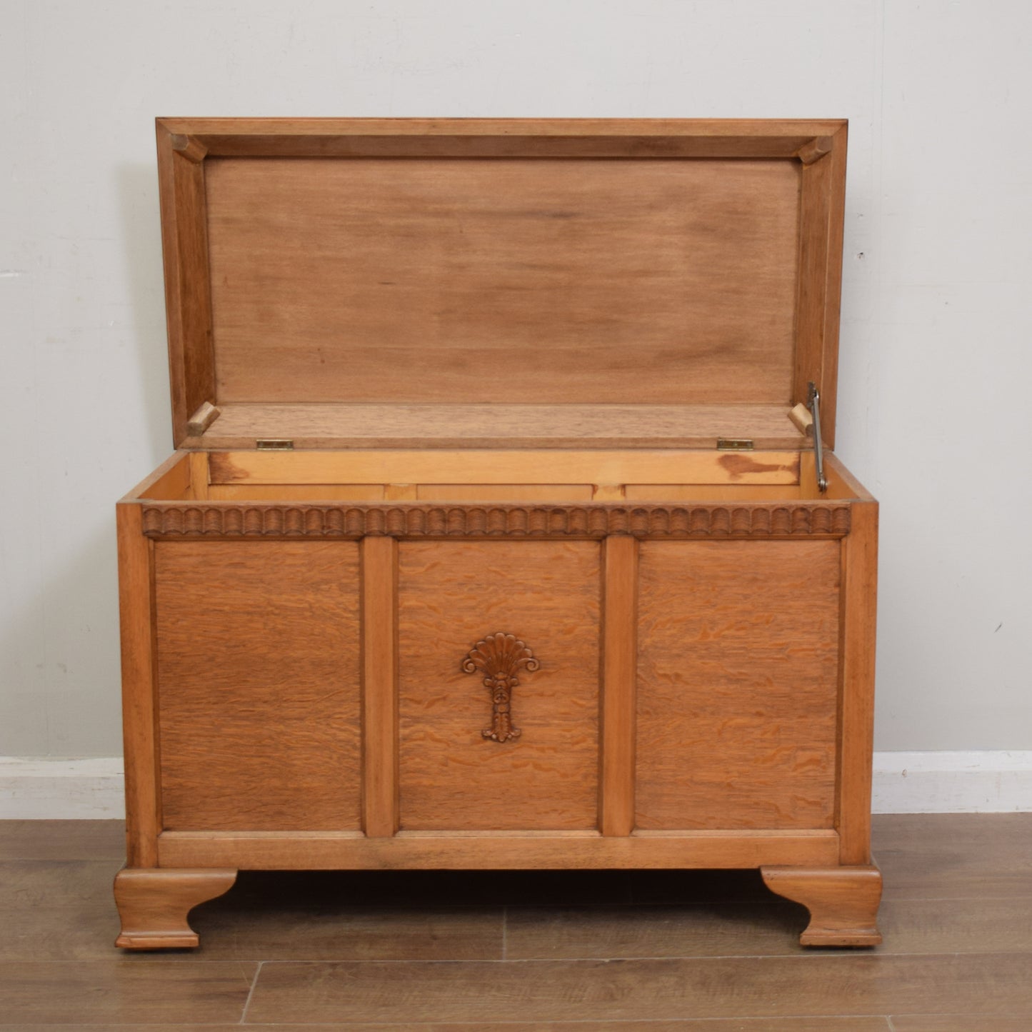 Restored Oak Blanket Box