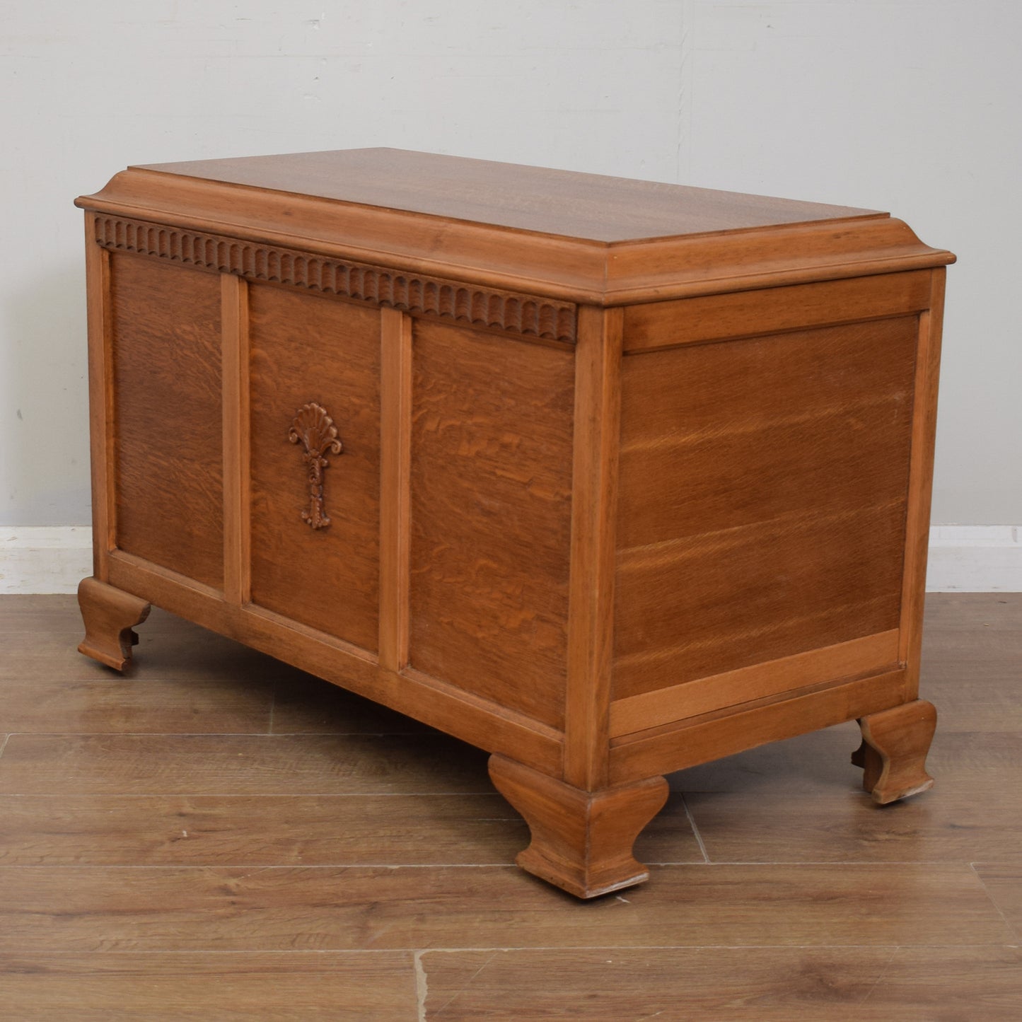 Restored Oak Blanket Box