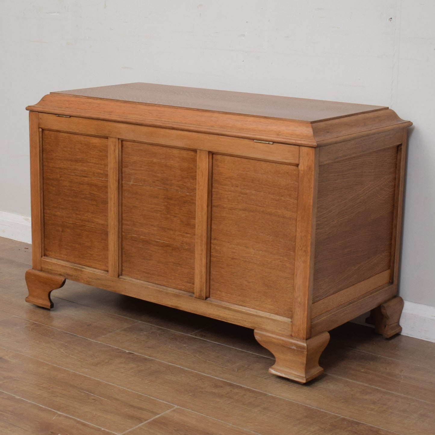 Restored Oak Blanket Box