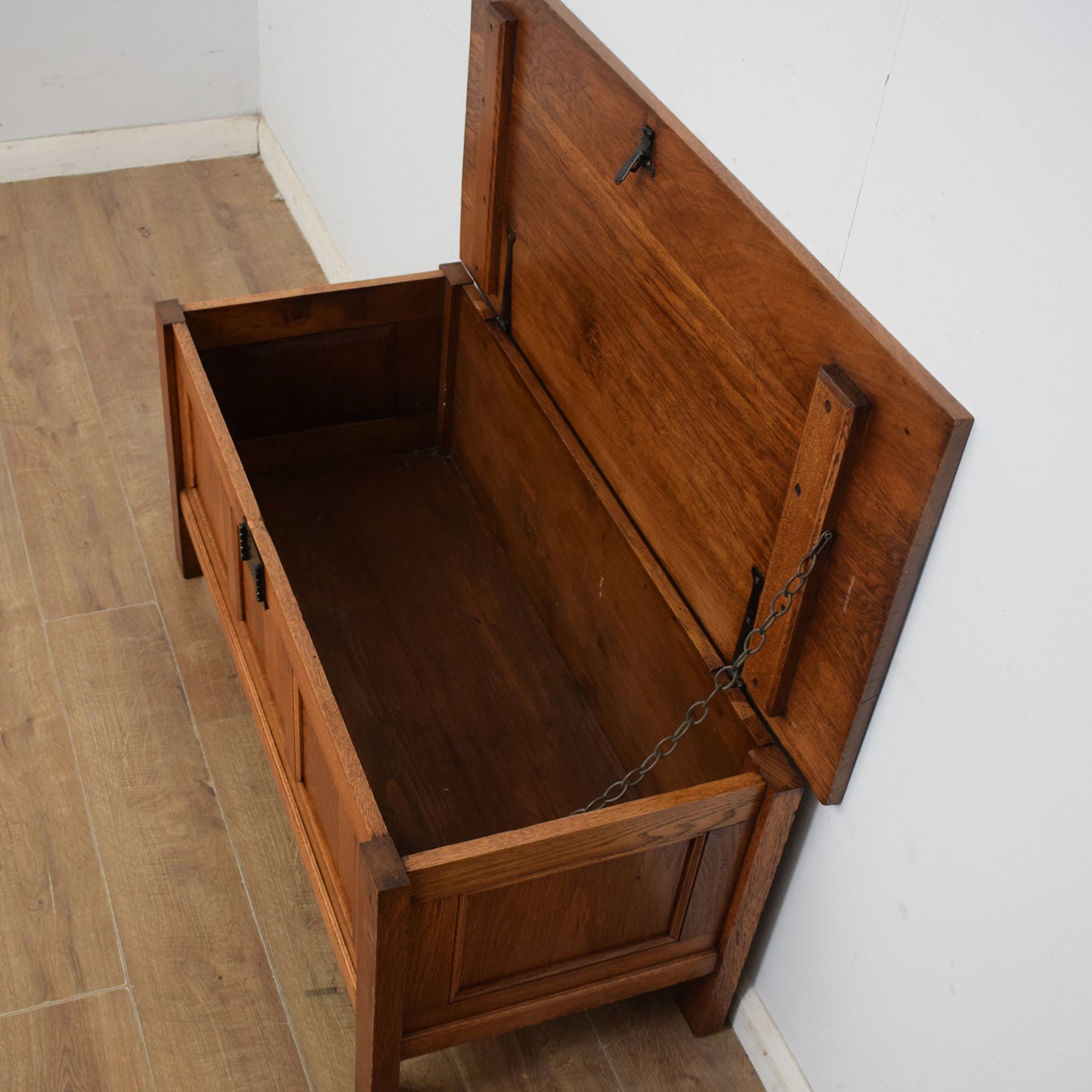 Oak Blanket Box