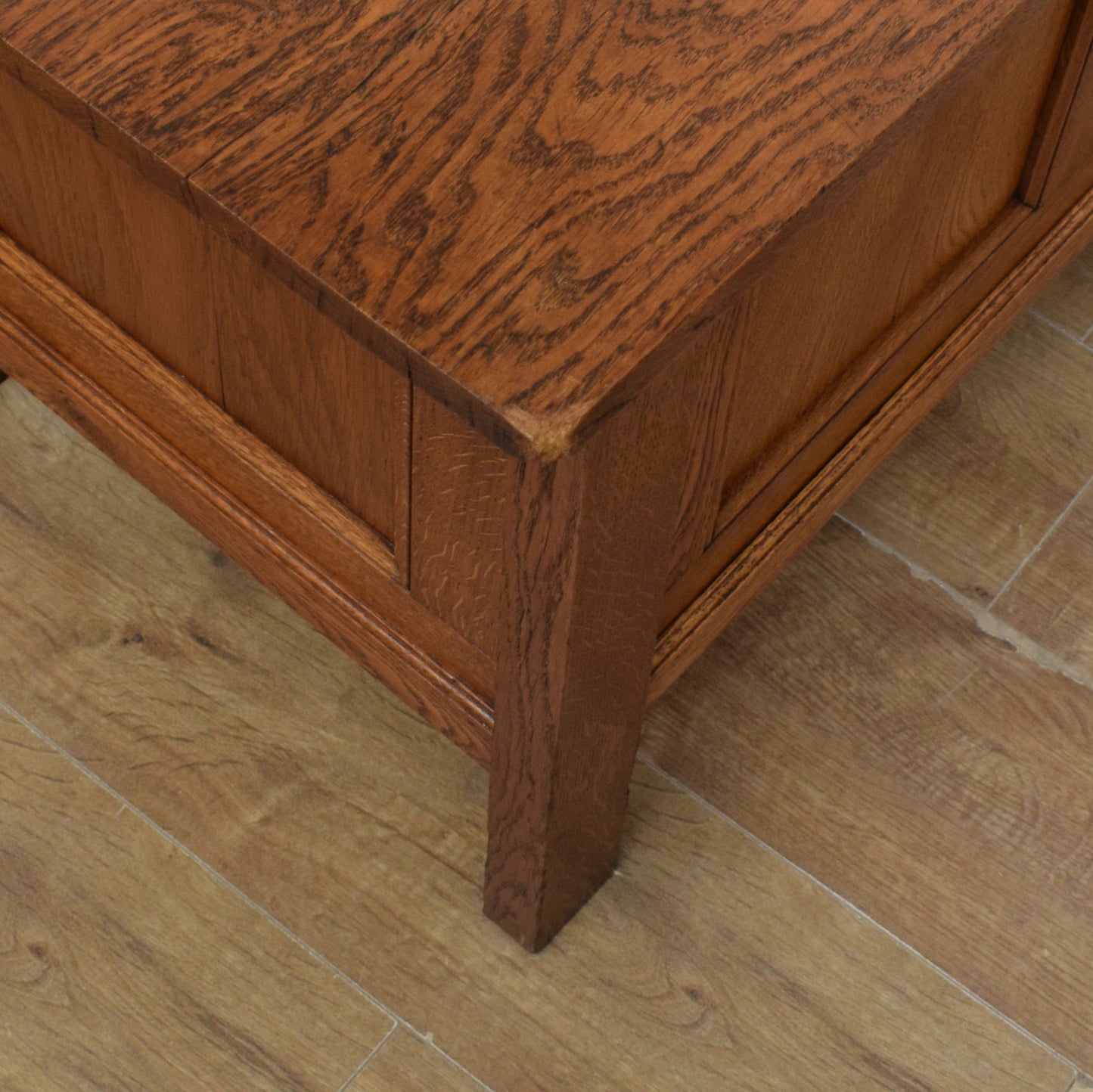 Oak Blanket Box