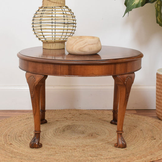 Restored Walnut Side Table