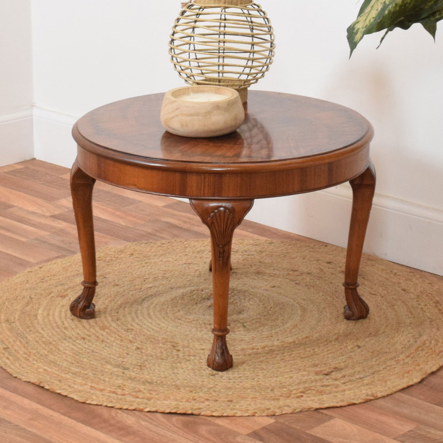 Restored Walnut Side Table