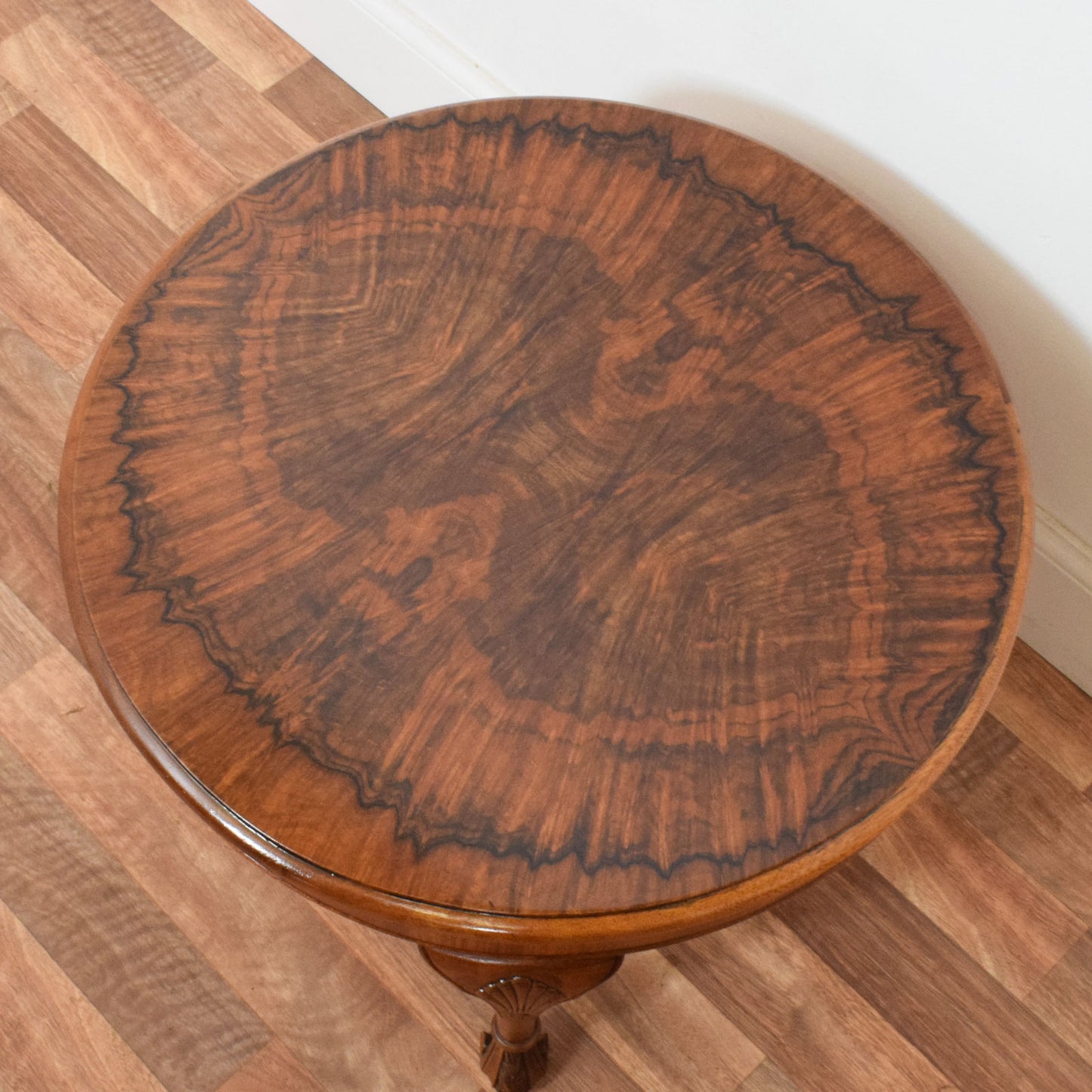 Restored Walnut Side Table