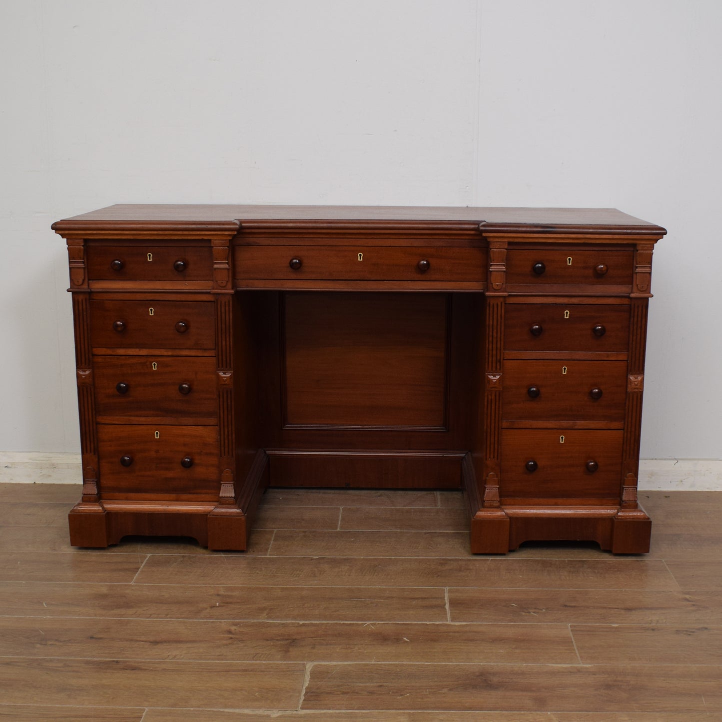 Mahogany Pedestal Desk