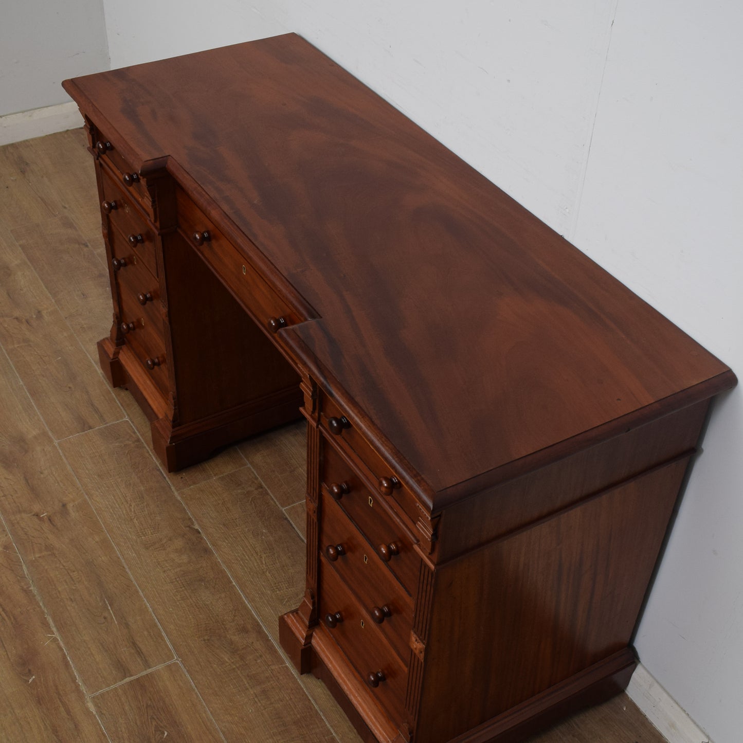 Mahogany Pedestal Desk