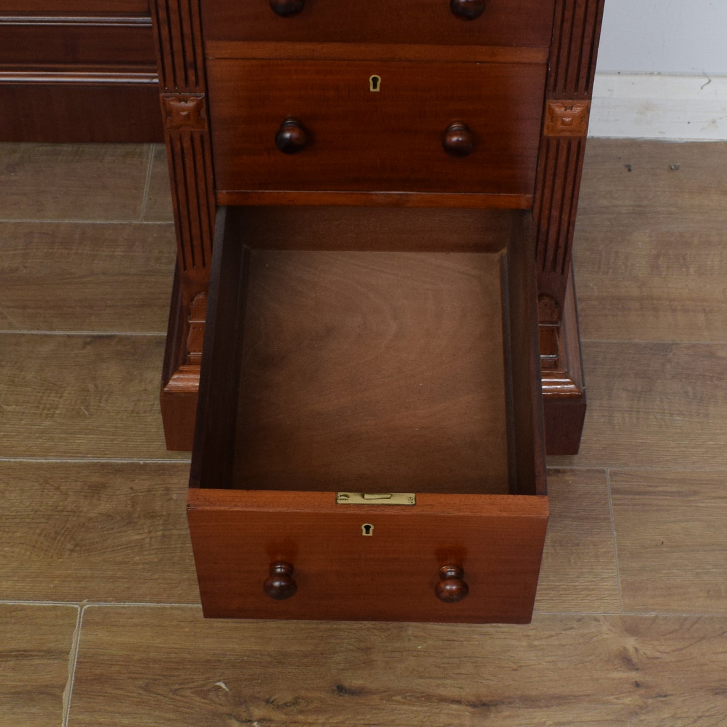 Mahogany Pedestal Desk