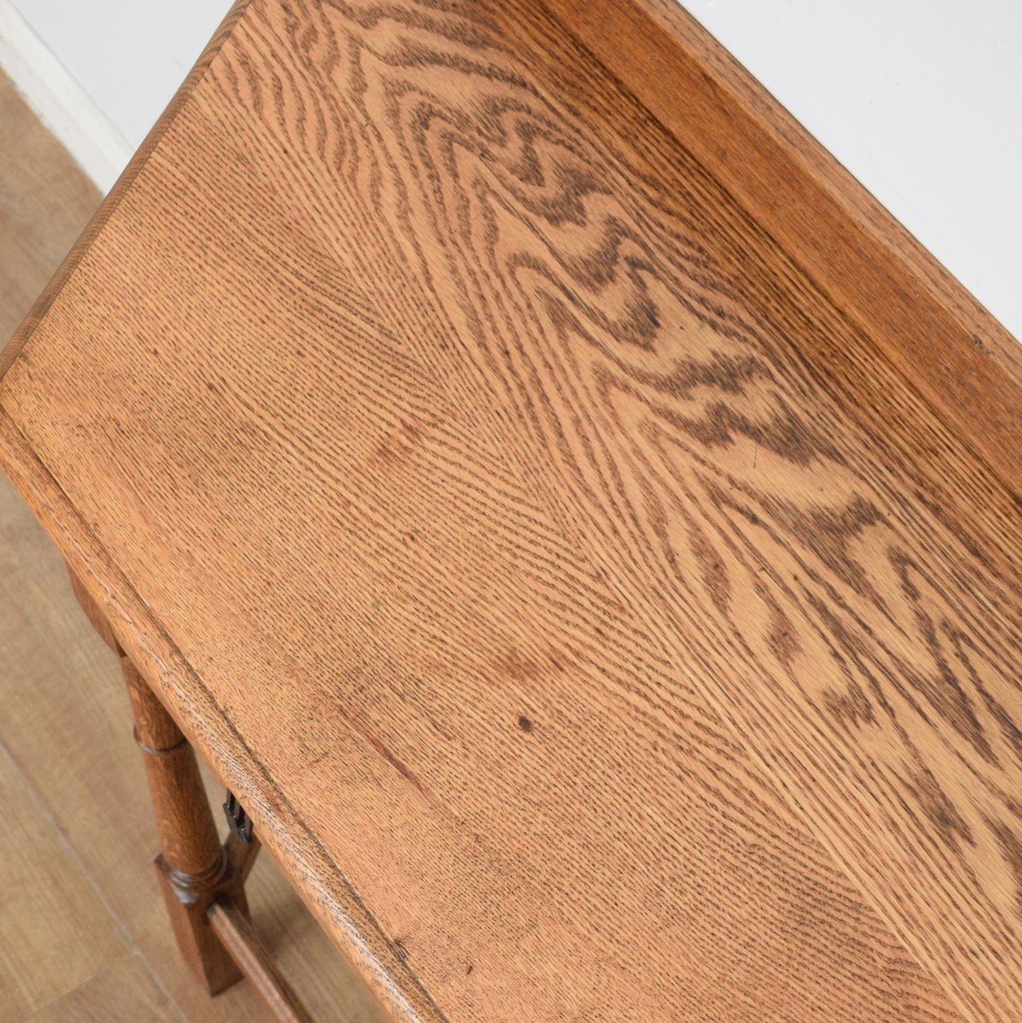 Restored Oak Console Table