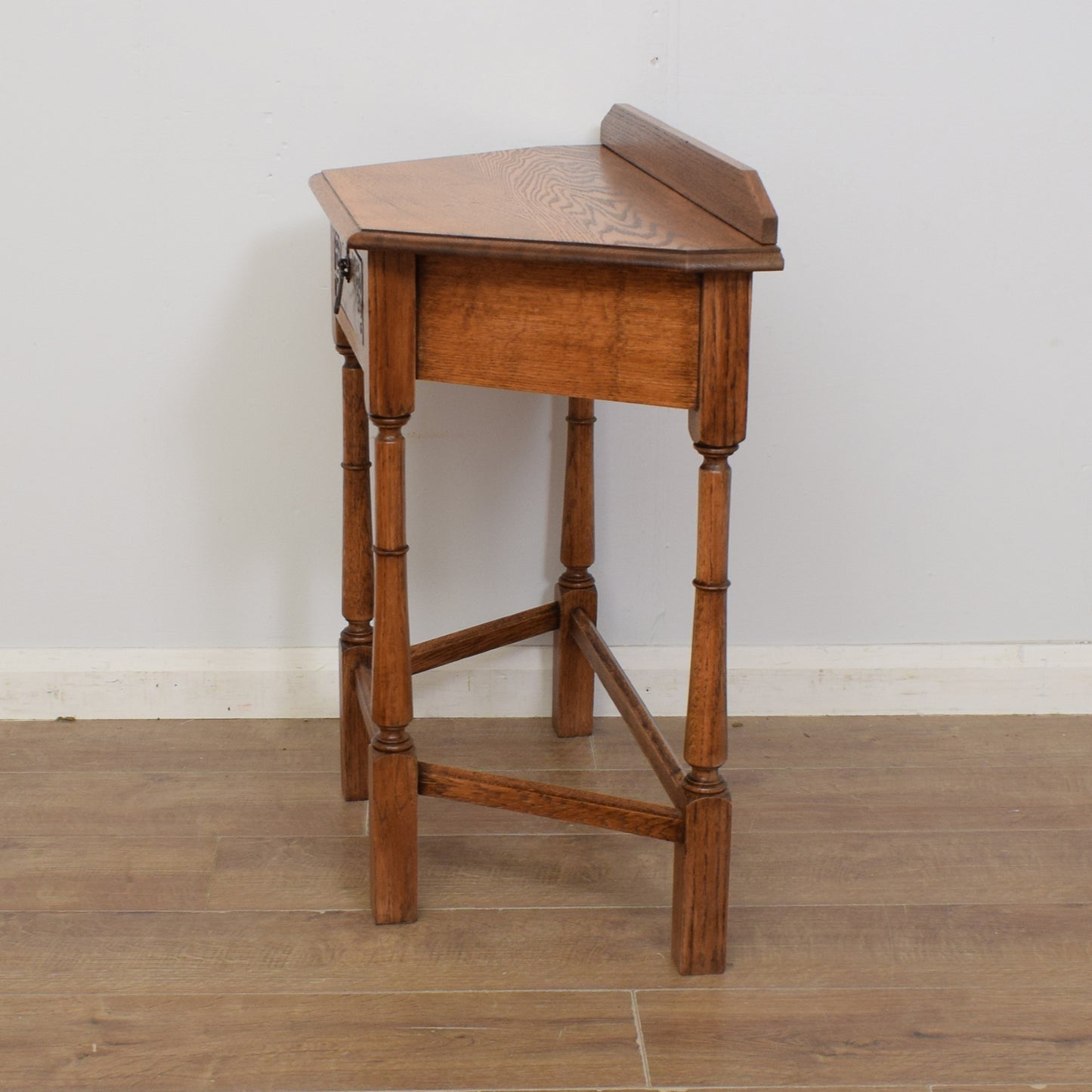 Restored Oak Console Table