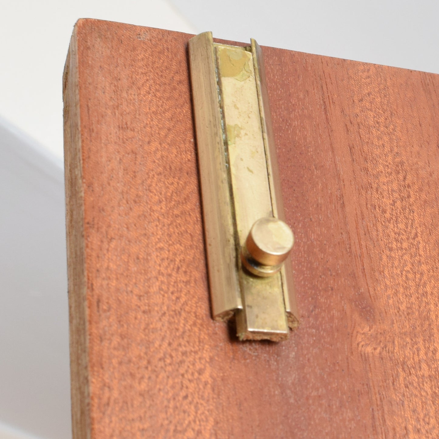 Restored Mahogany Linen Press