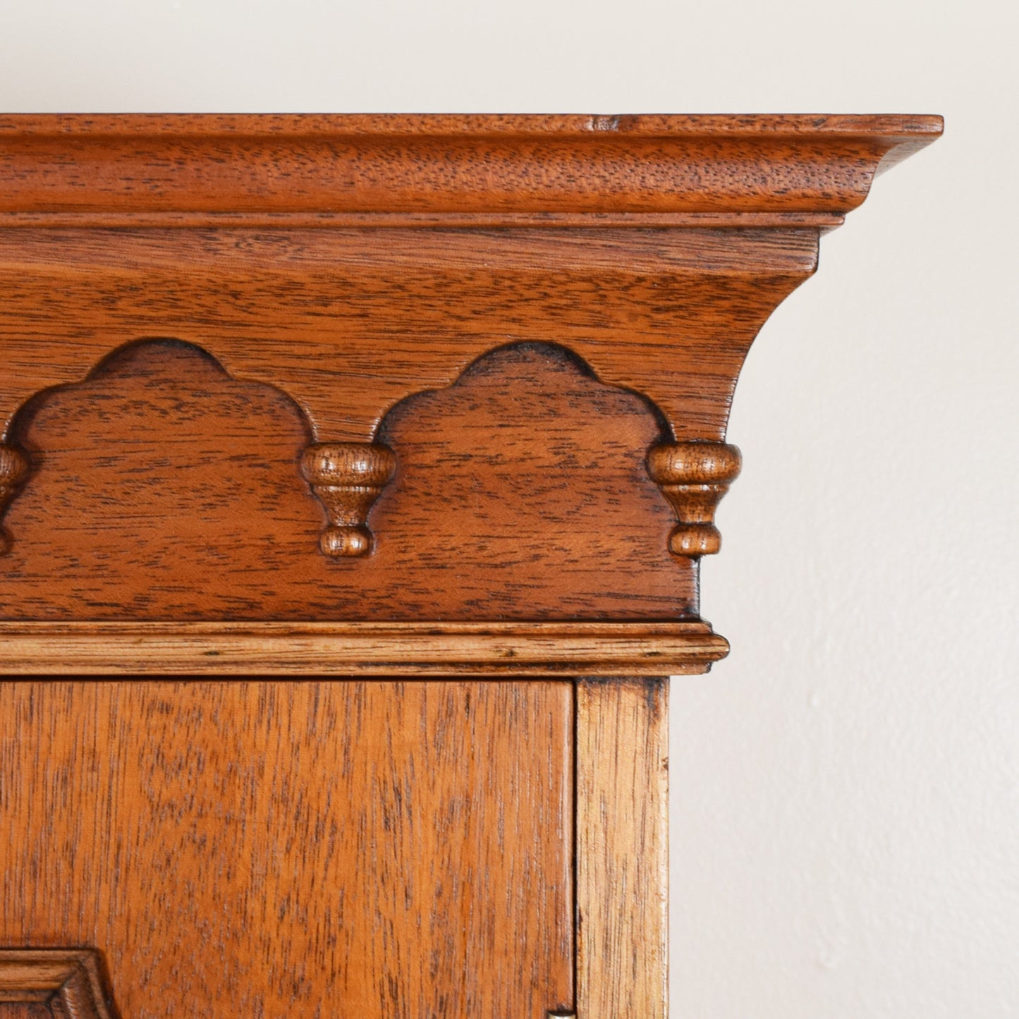 Restored Mahogany Linen Press