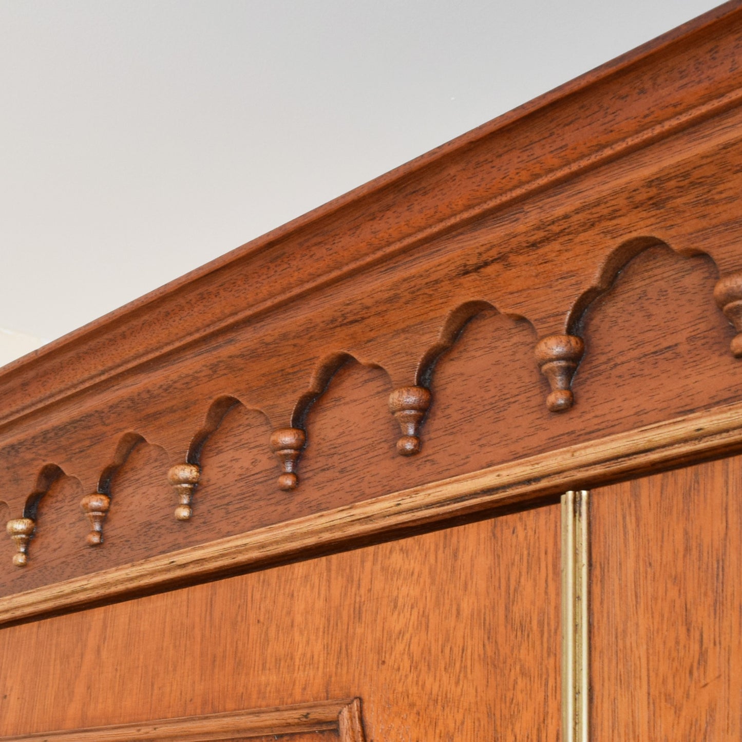 Restored Mahogany Linen Press