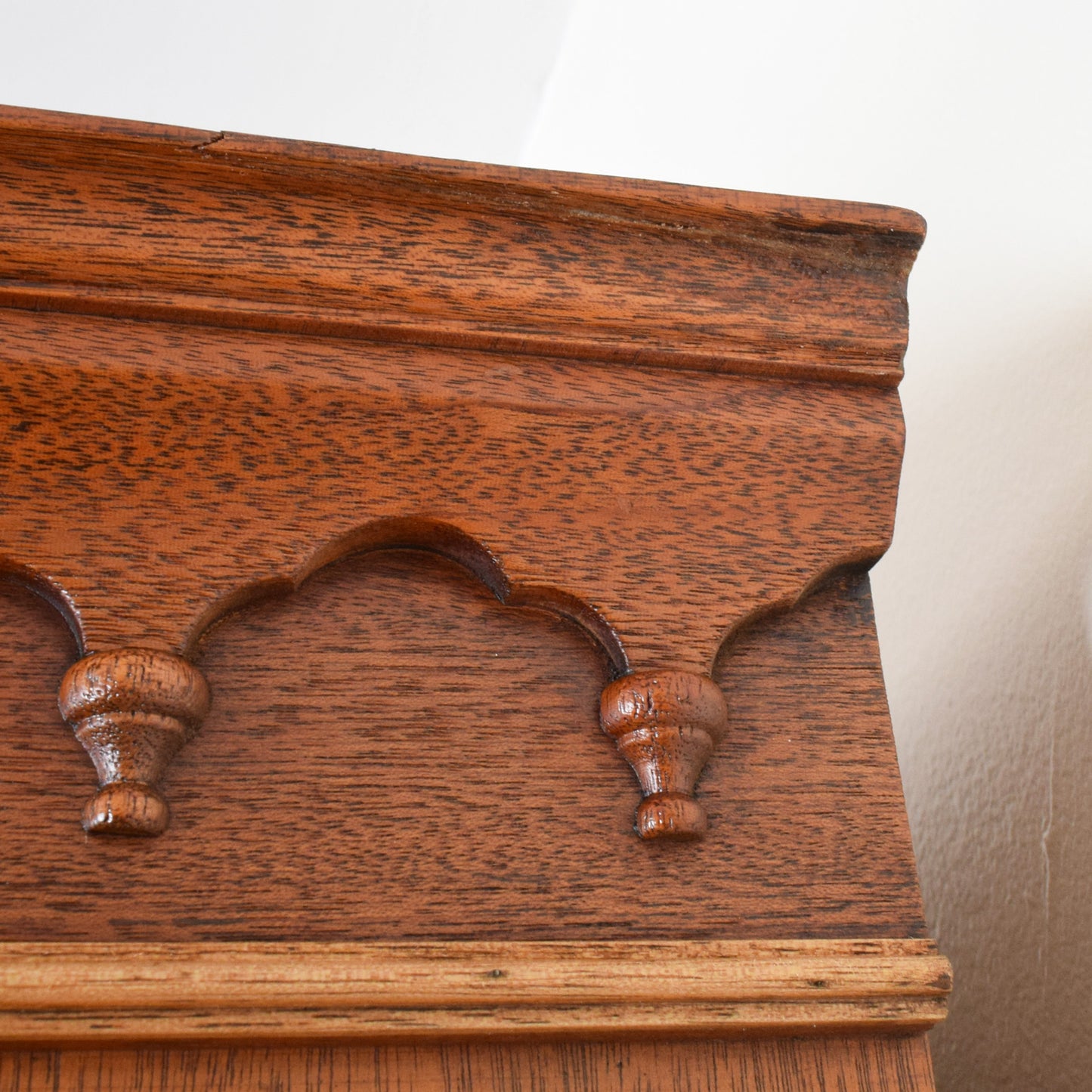 Restored Mahogany Linen Press