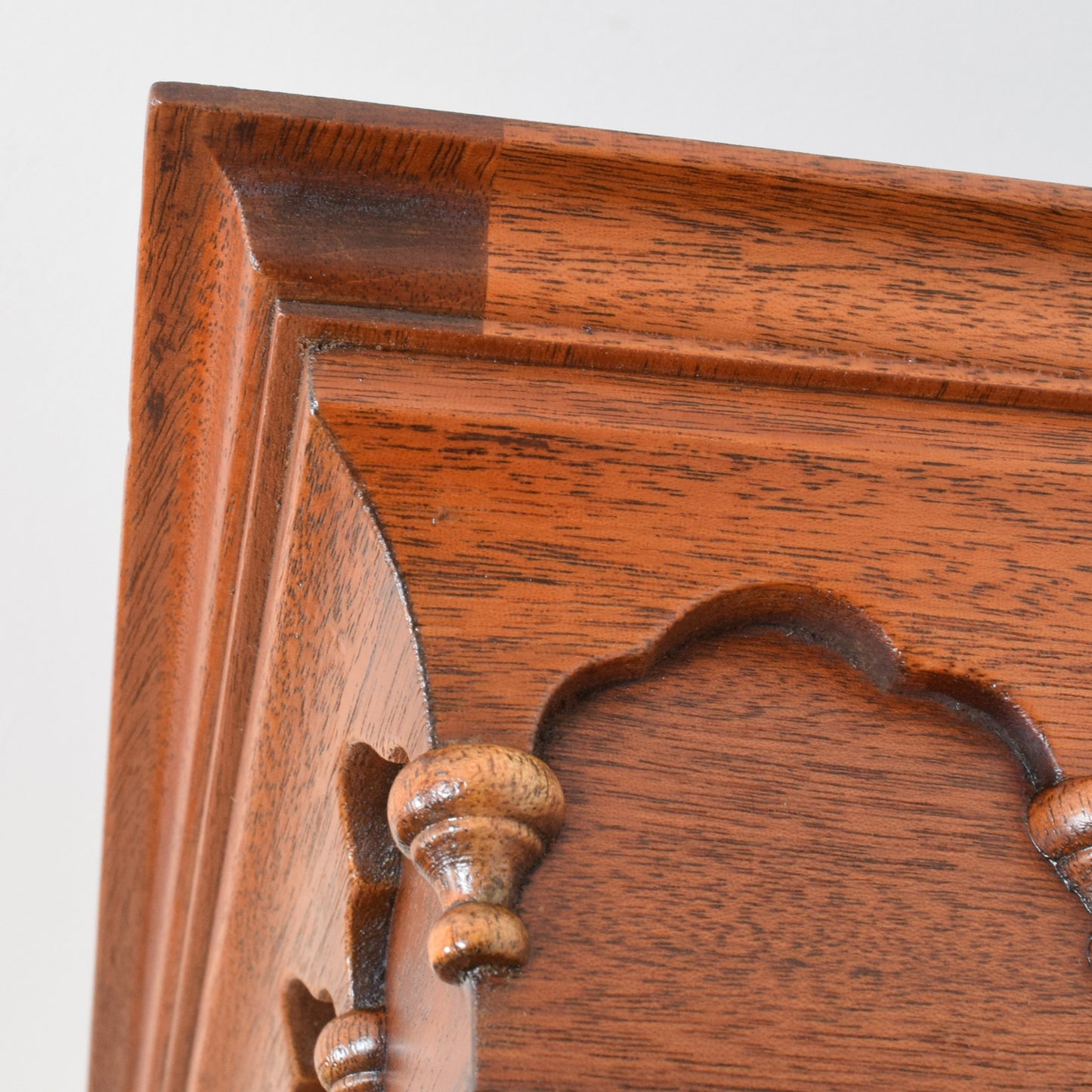 Restored Mahogany Linen Press