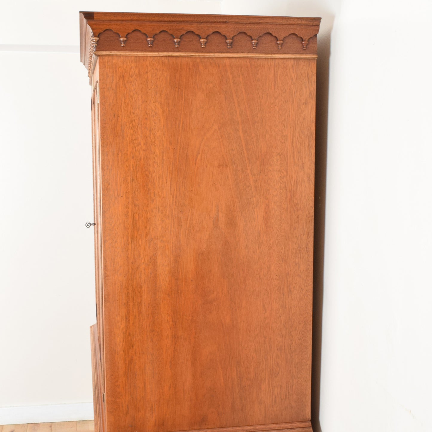 Restored Mahogany Linen Press